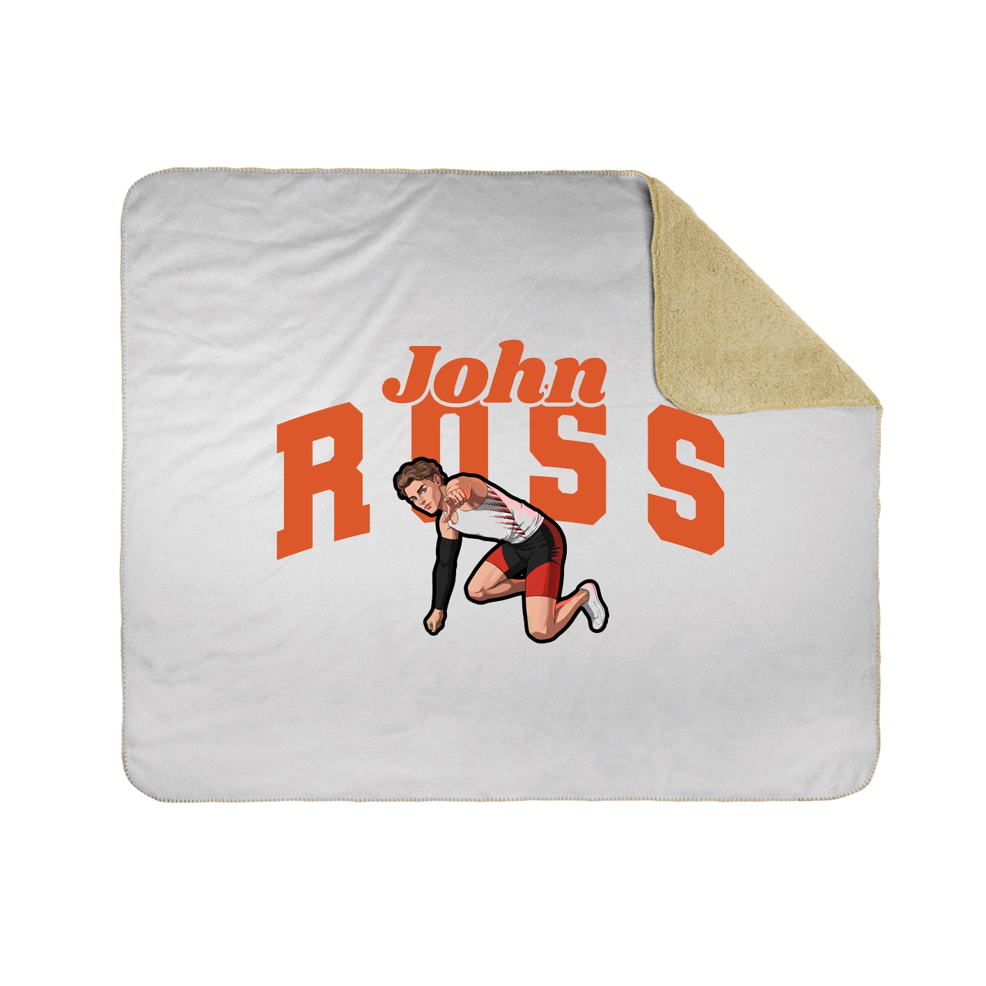Throw Blanket — Signature Arch in White