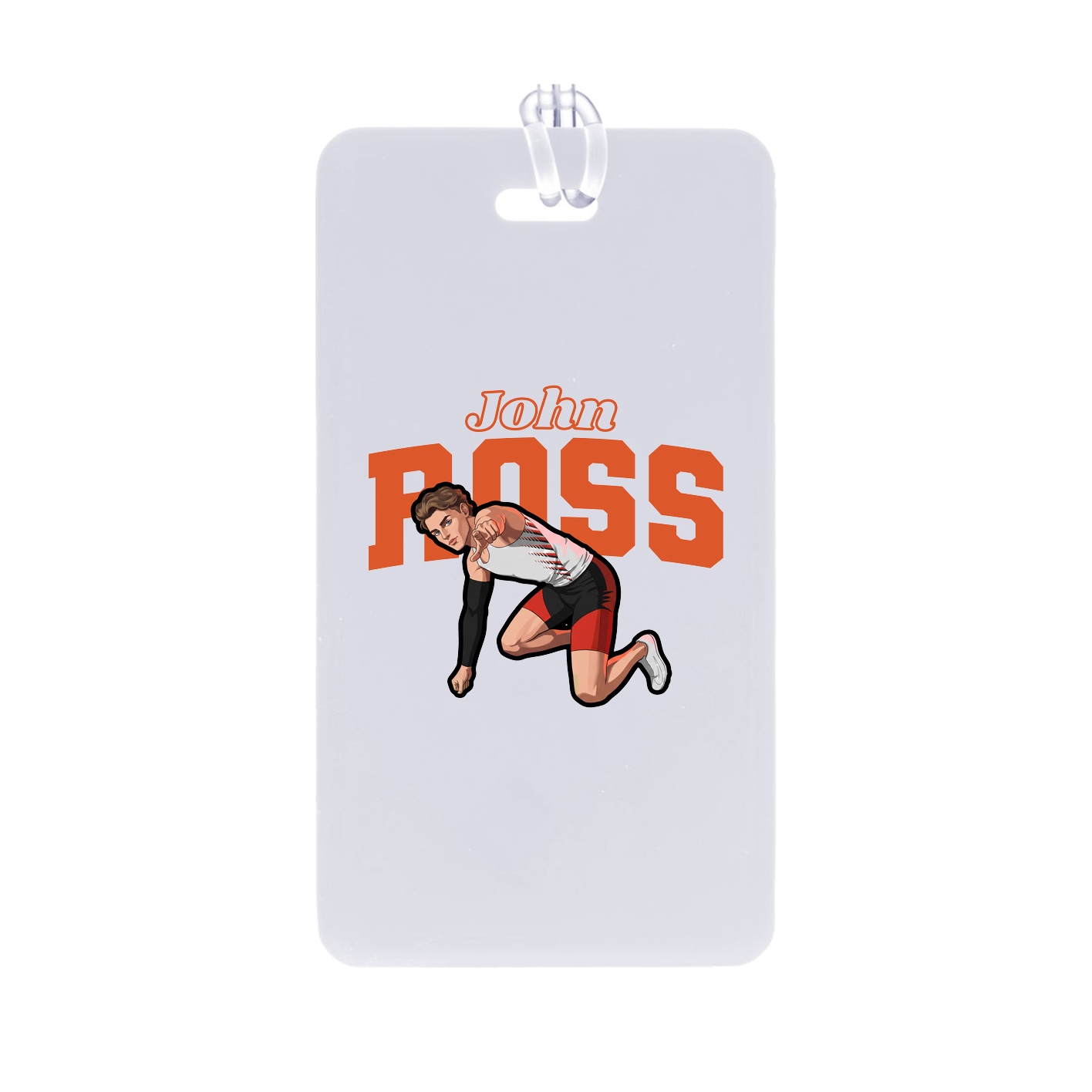 Bag Tag — Name Arch in Classic
