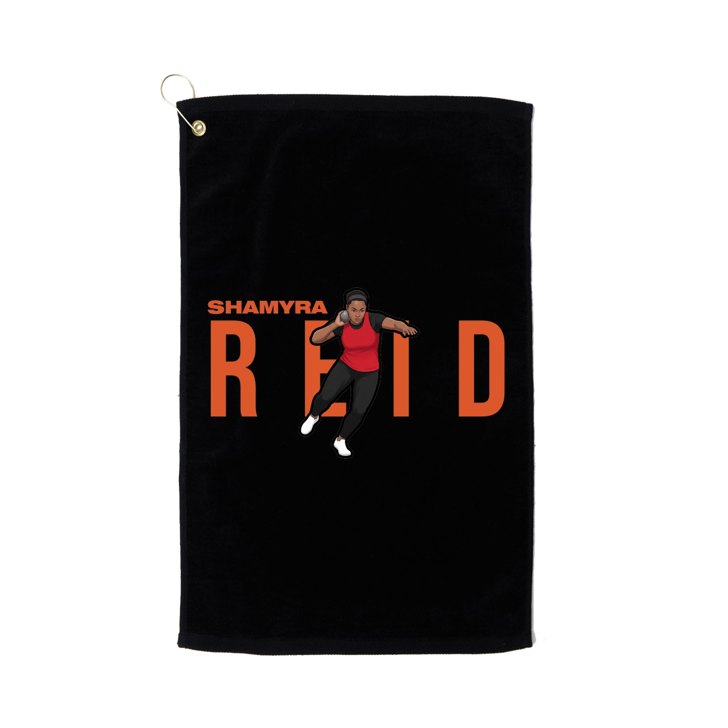 Golf Towel — Player Name in Black