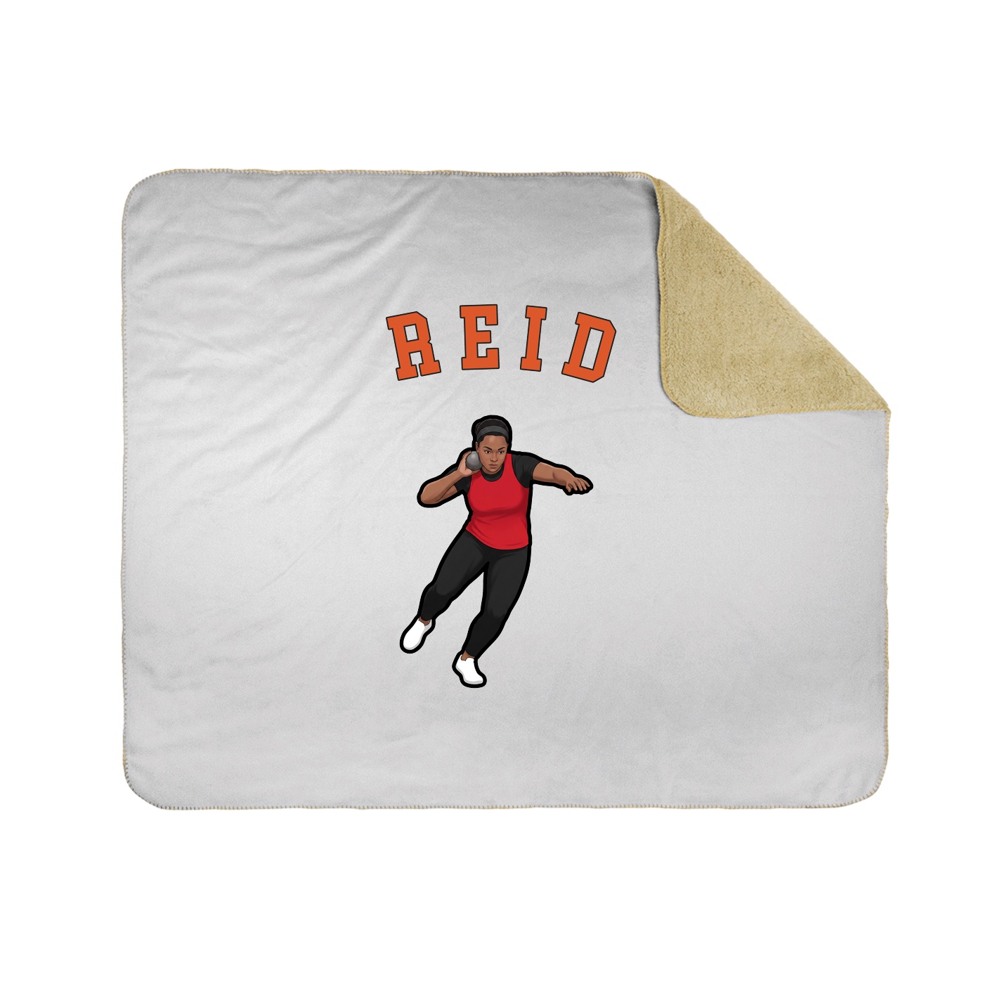 Throw Blanket — Shirsey Arch in White