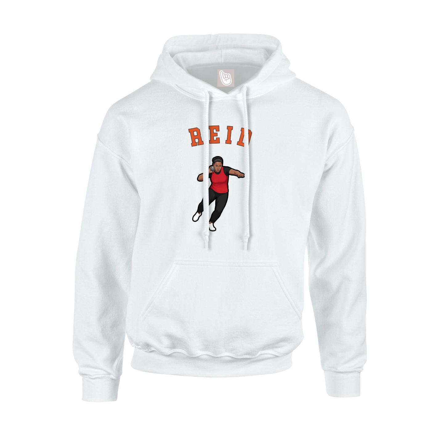 Youth Hoodie — Shirsey Arch in White