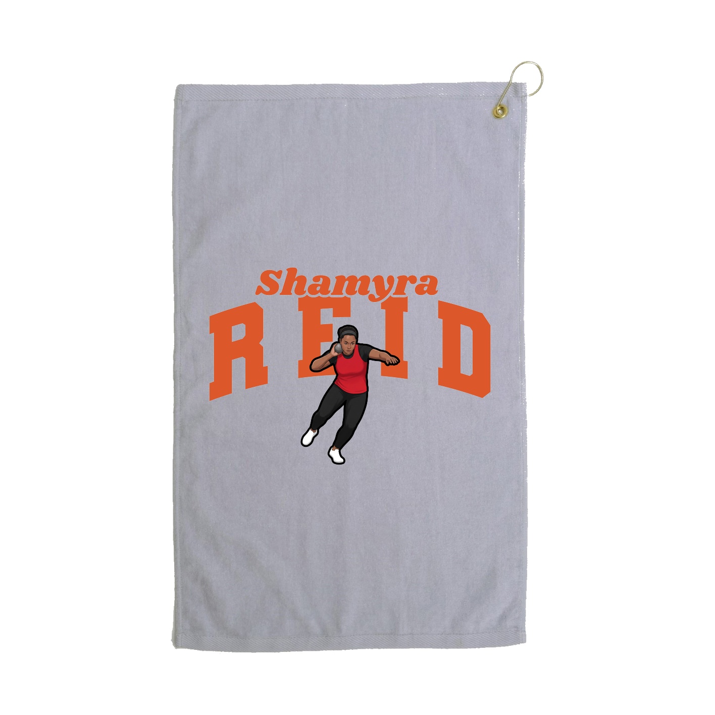 Golf Towel — Signature Arch in Grey