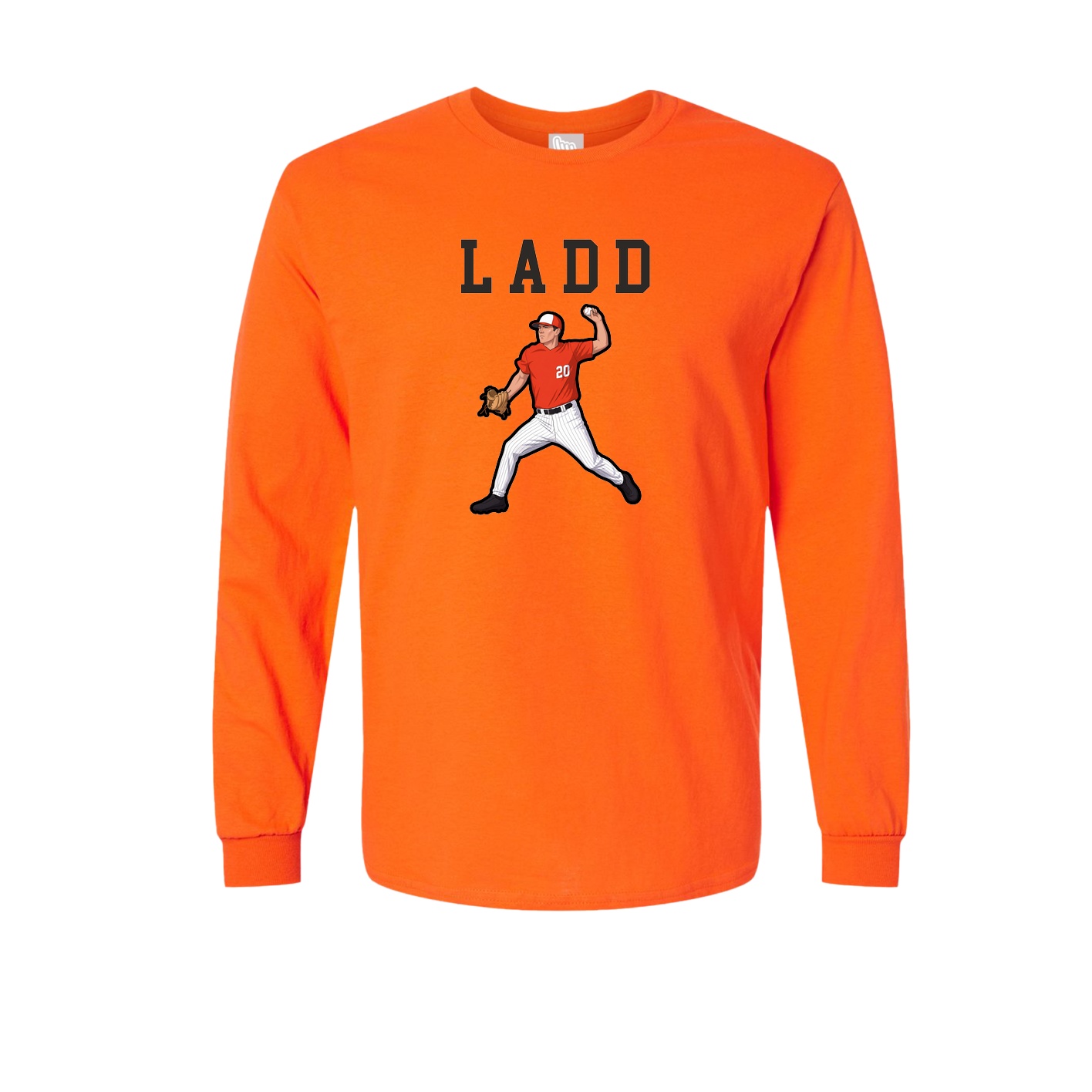 Long Sleeve Tee — Shirsey in Orange