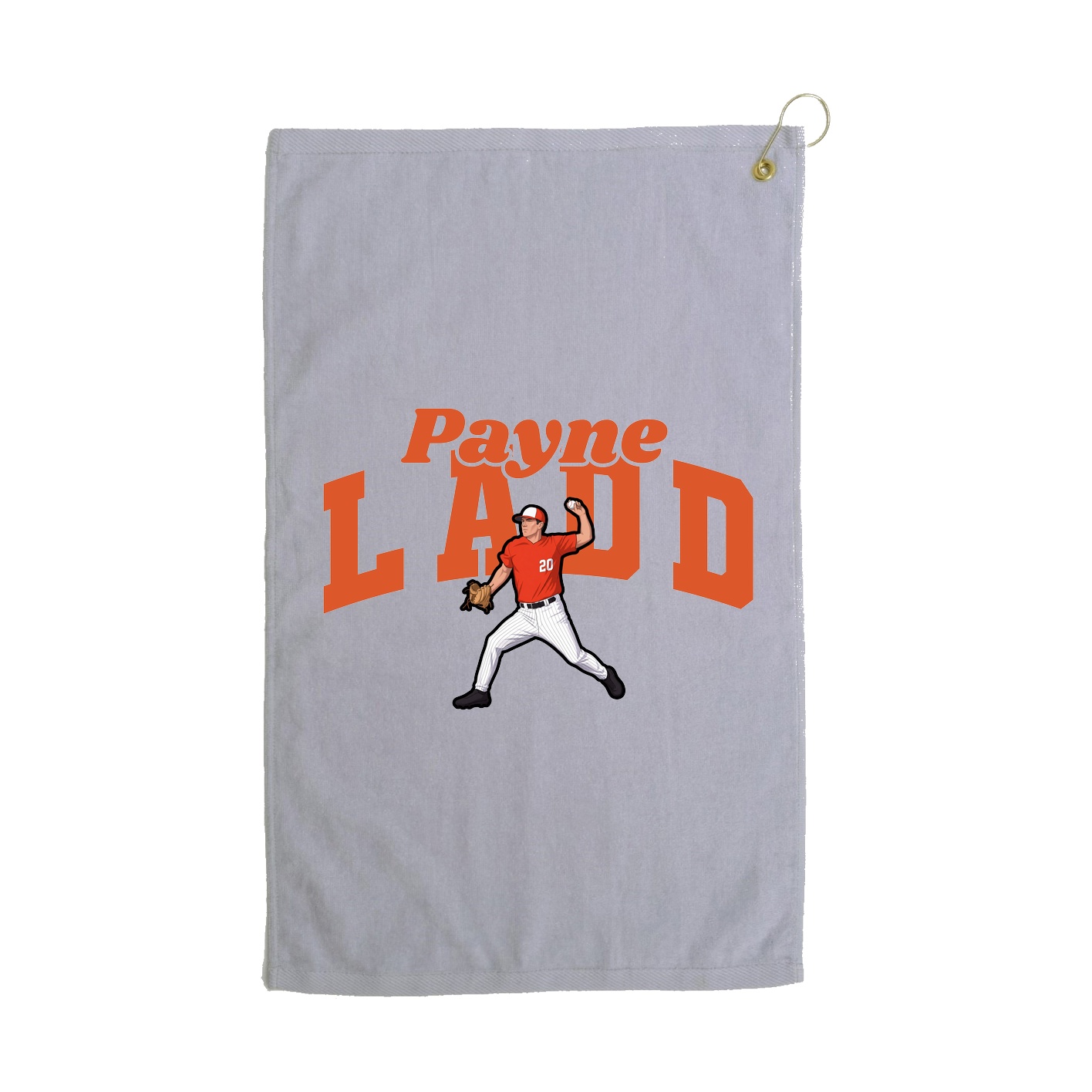 Golf Towel — Signature Arch in Grey