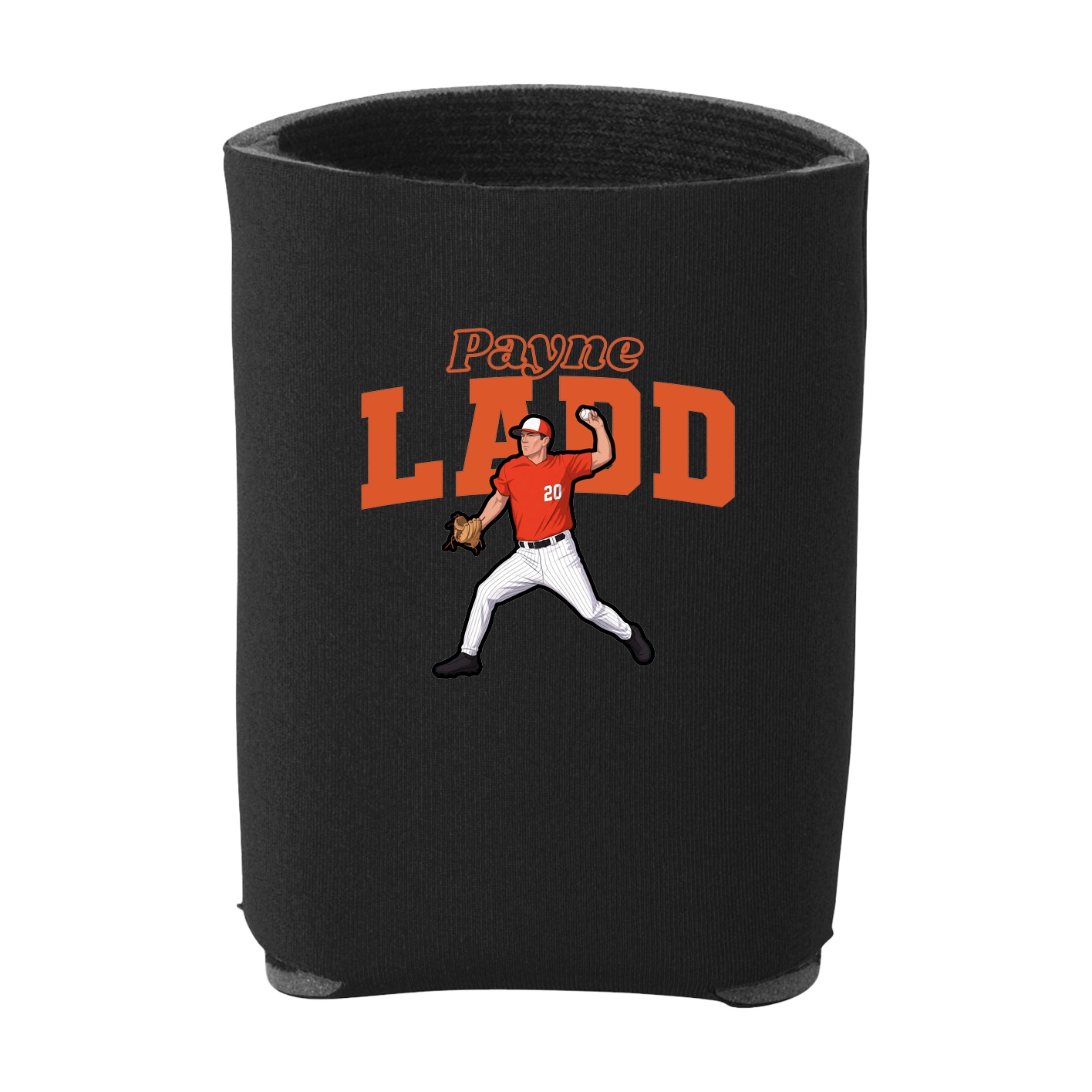 Can Holder — Name Arch in Black