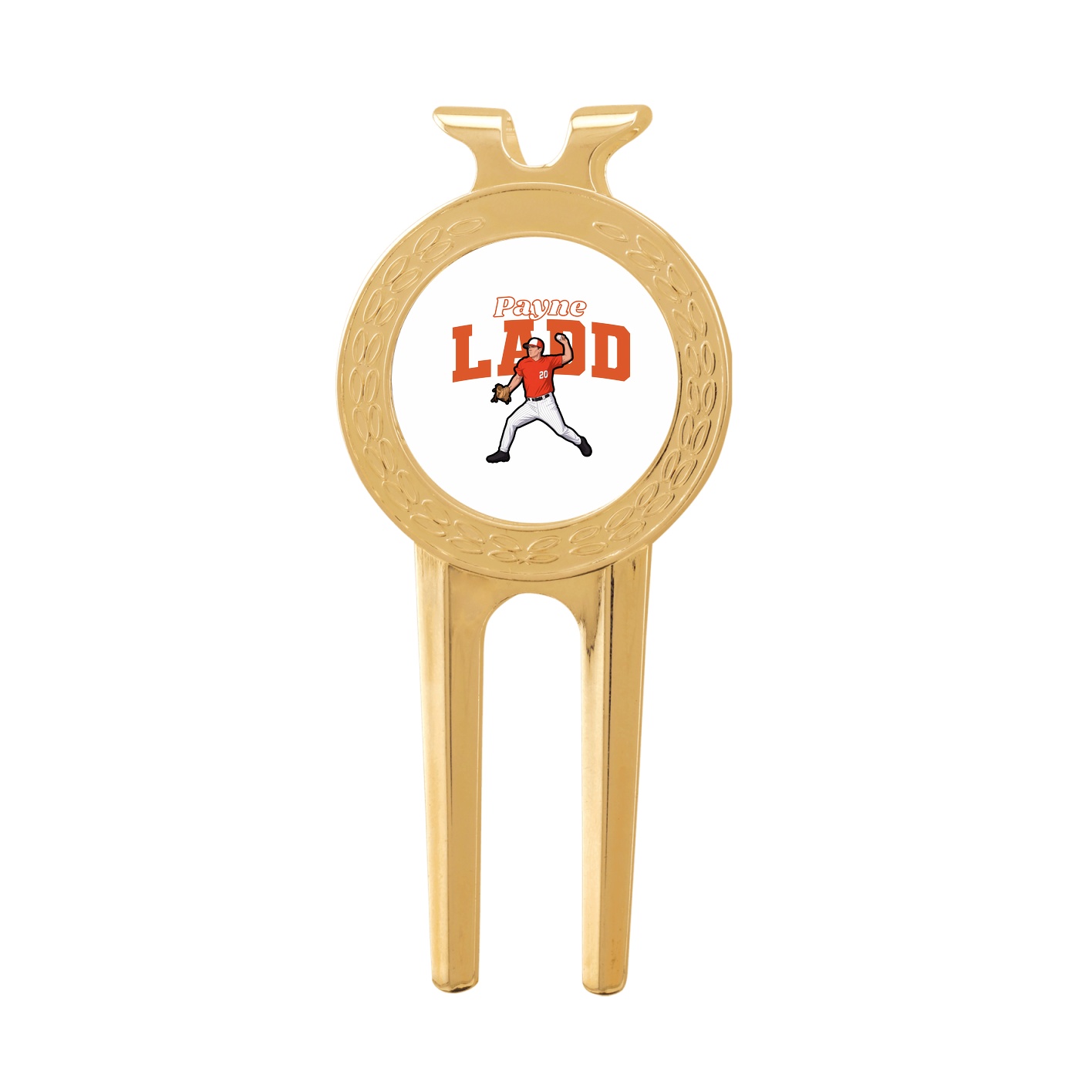 Divot Tool with Ball Marker — Name Arch in Classic