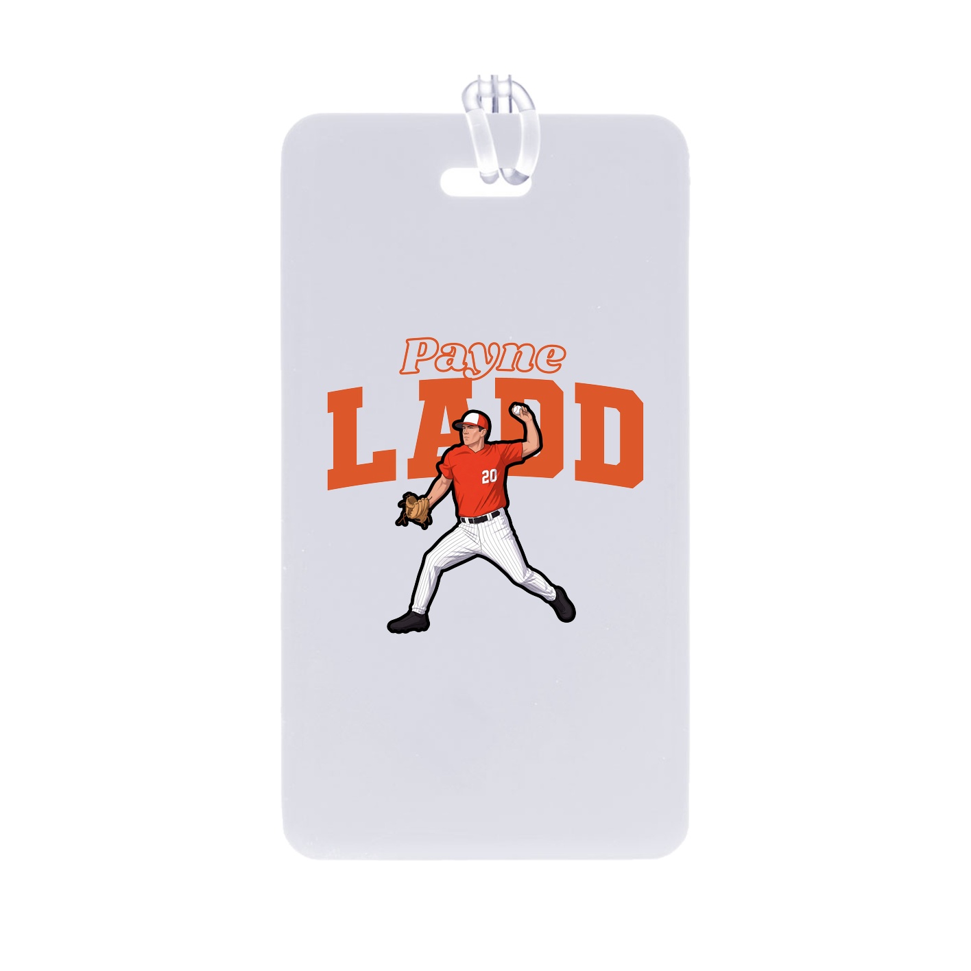 Bag Tag — Name Arch in Classic