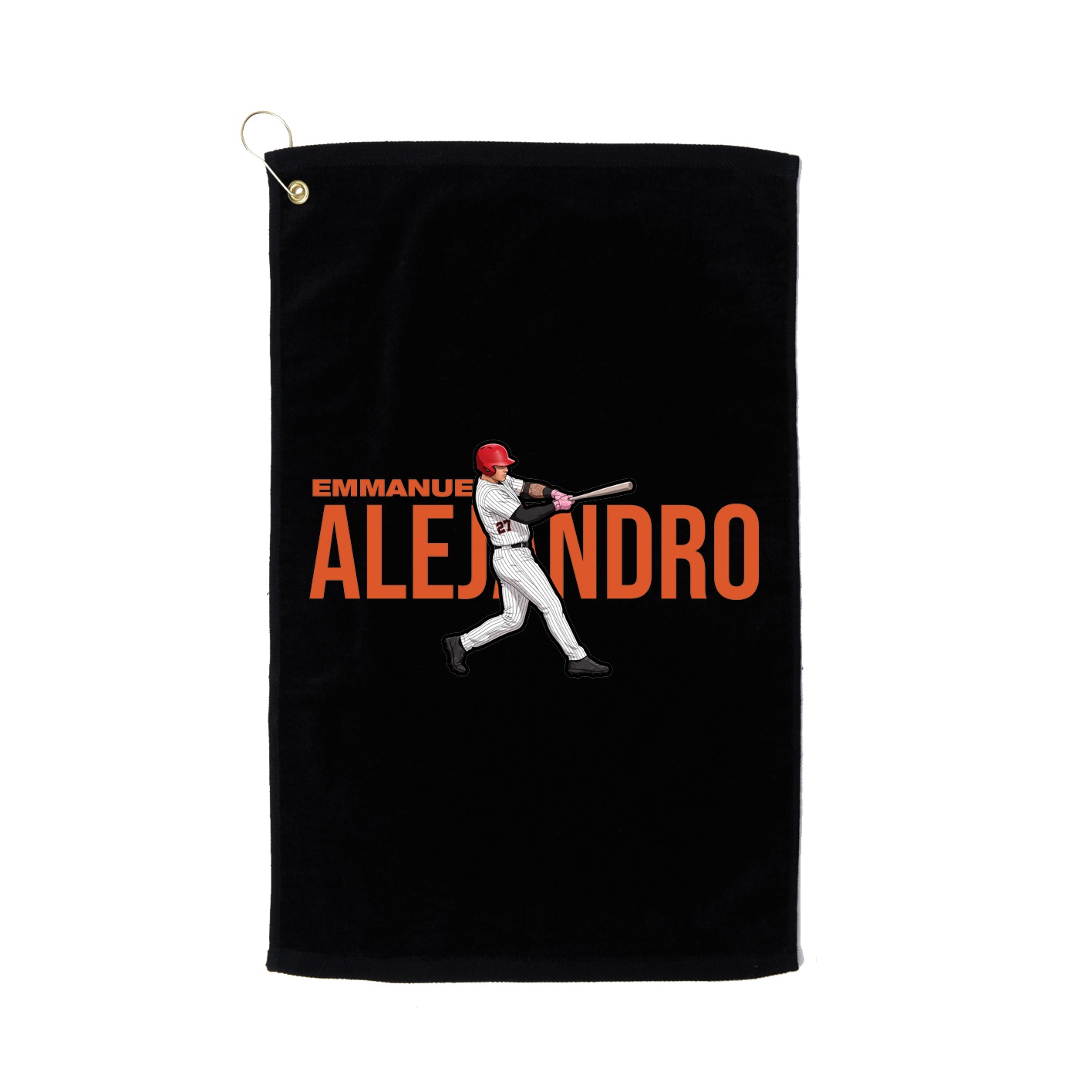 Golf Towel — Player Name in Black