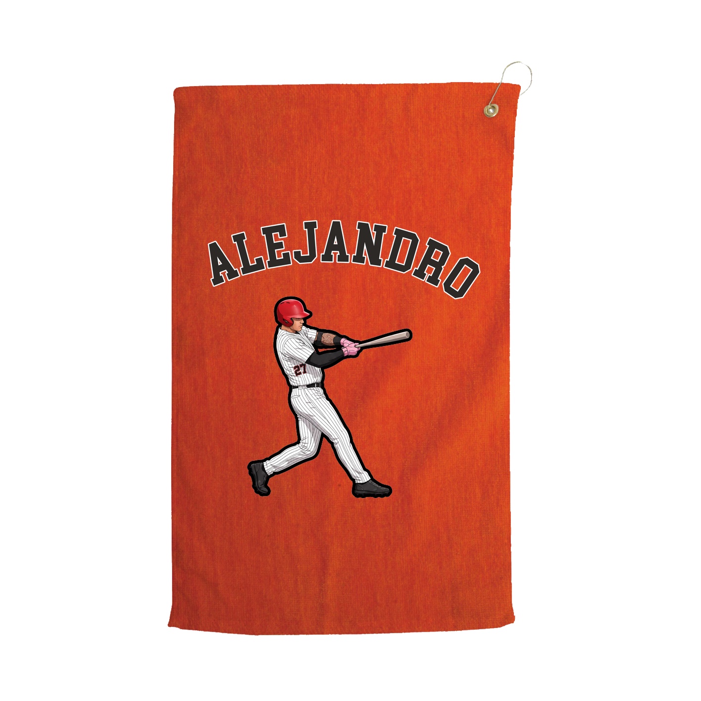 Golf Towel — Shirsey Arch in Orange