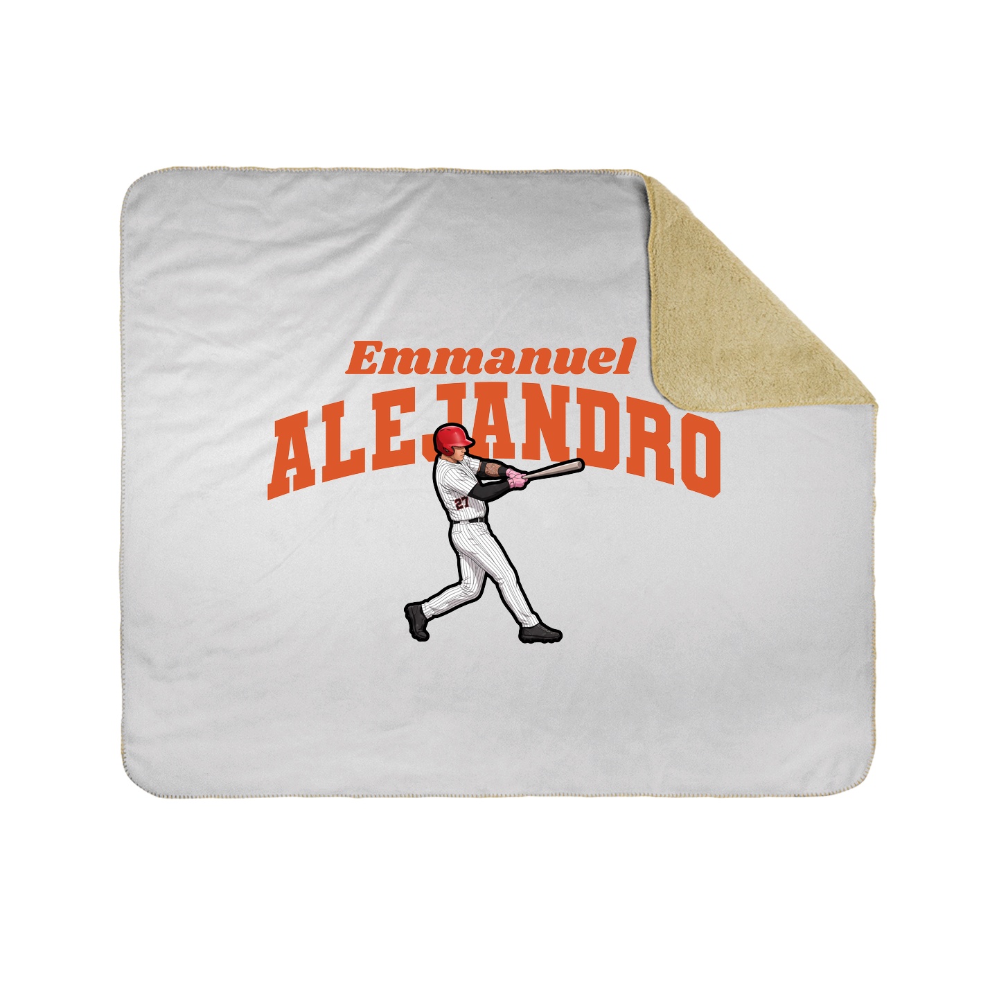 Throw Blanket — Signature Arch in White