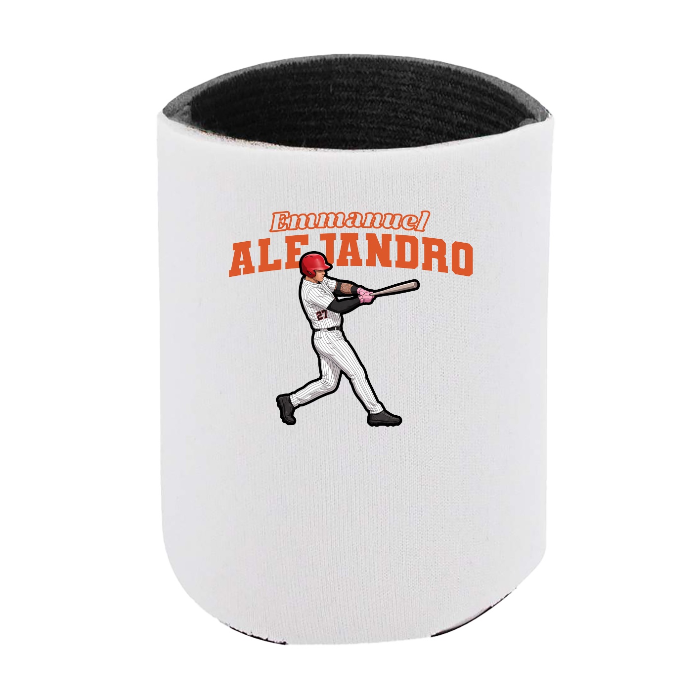 Can Holder — Name Arch in White
