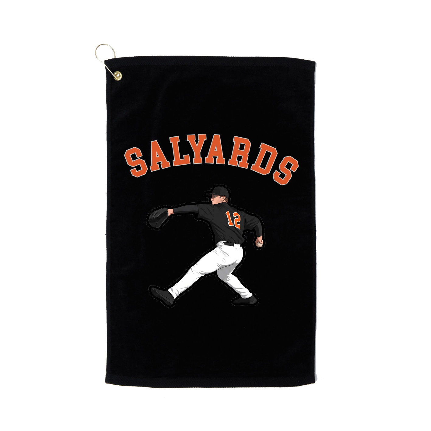 Golf Towel — Shirsey Arch in Black