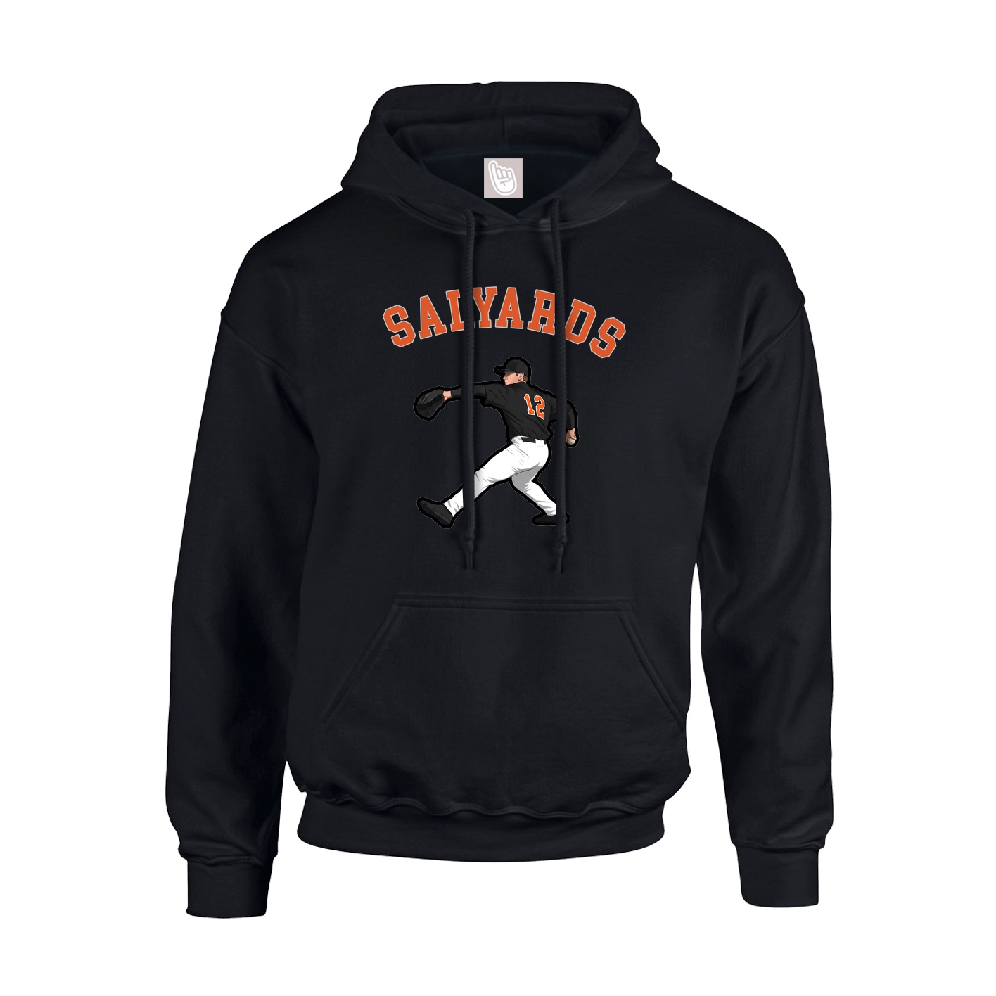 Youth Hoodie — Shirsey Arch in Black