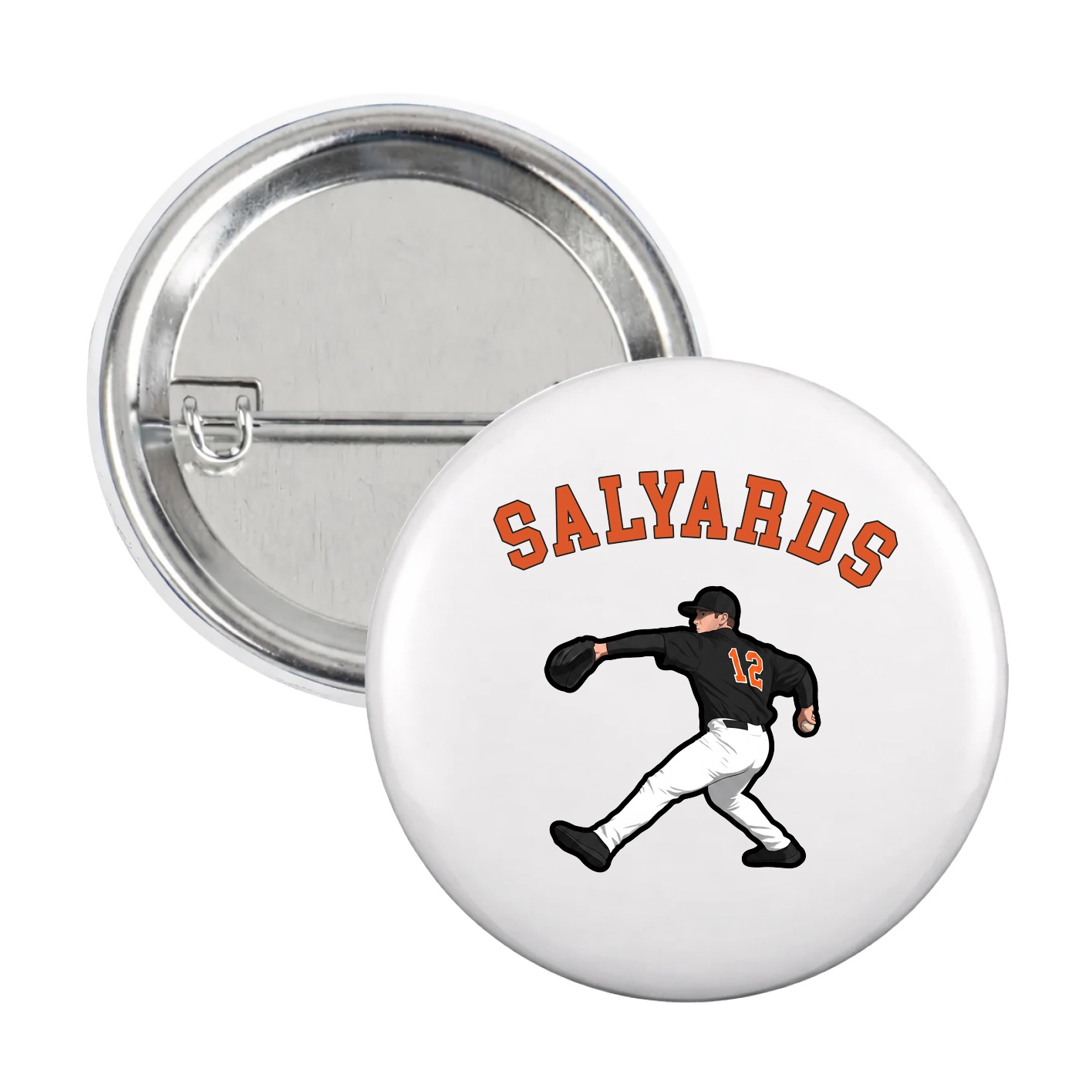Game Day Button — Shirsey Arch in White