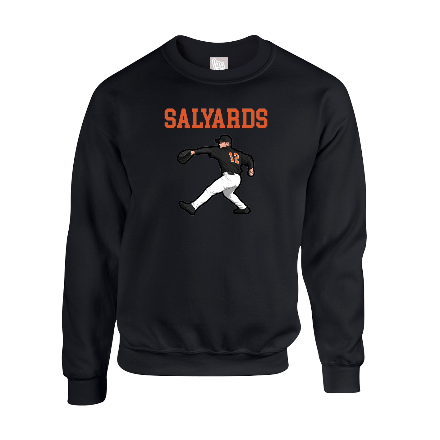 Fleece Crew — Shirsey in Black