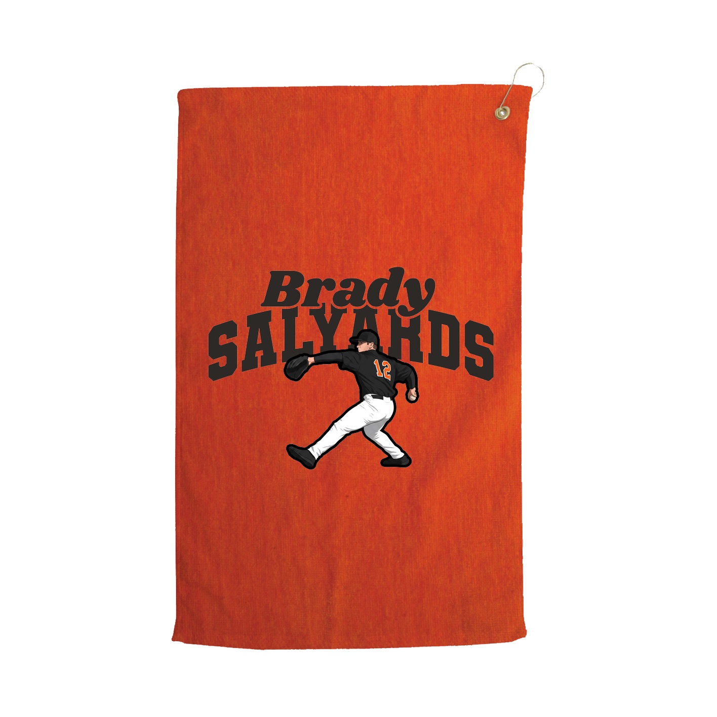 Golf Towel — Signature Arch in Orange
