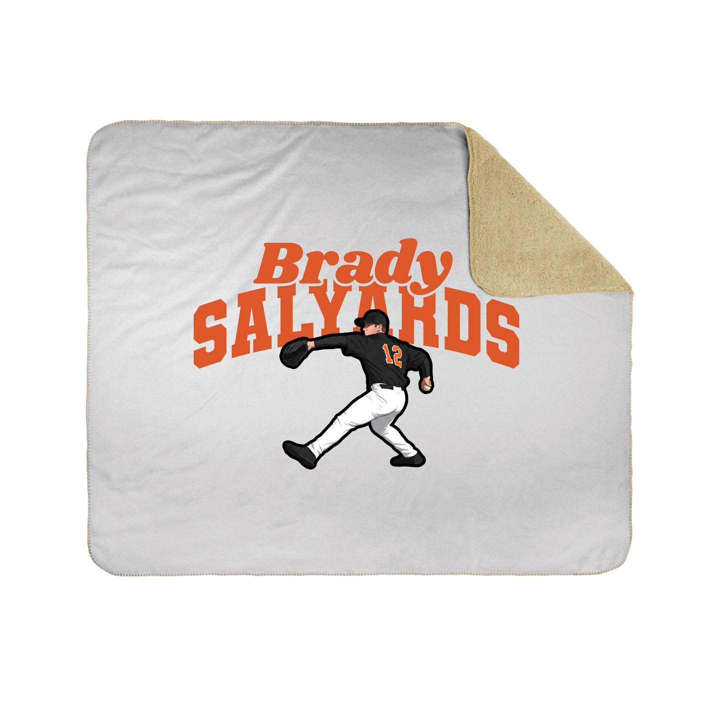 Throw Blanket — Signature Arch in White