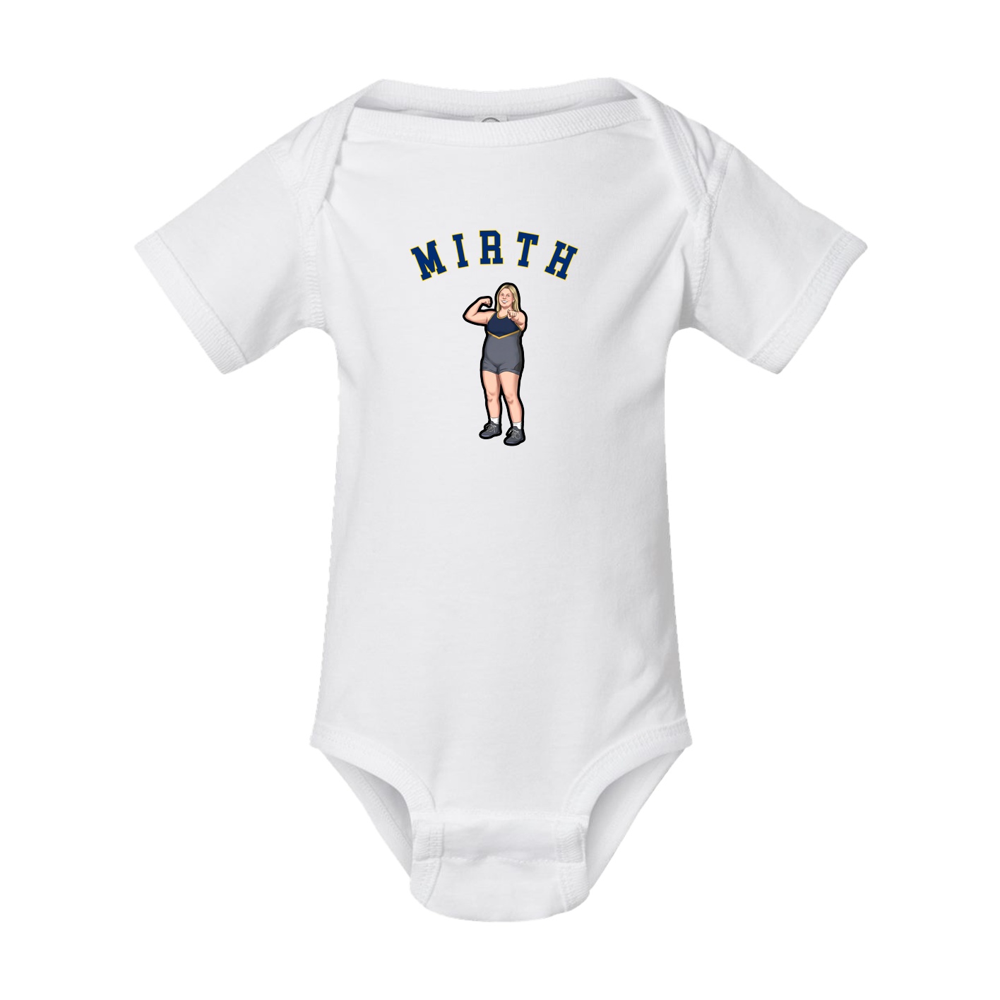 Baby Onesie — Shirsey Arch in White