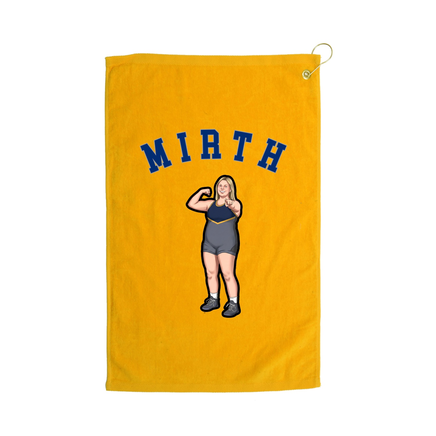 Golf Towel — Shirsey Arch in Gold