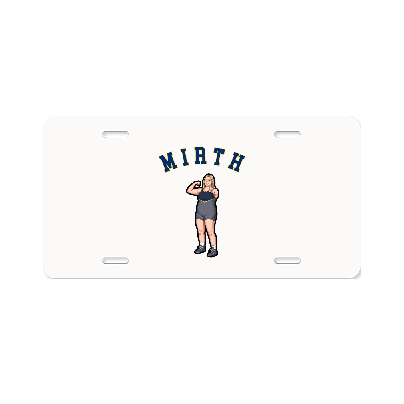 License Plate — Shirsey Arch in Classic