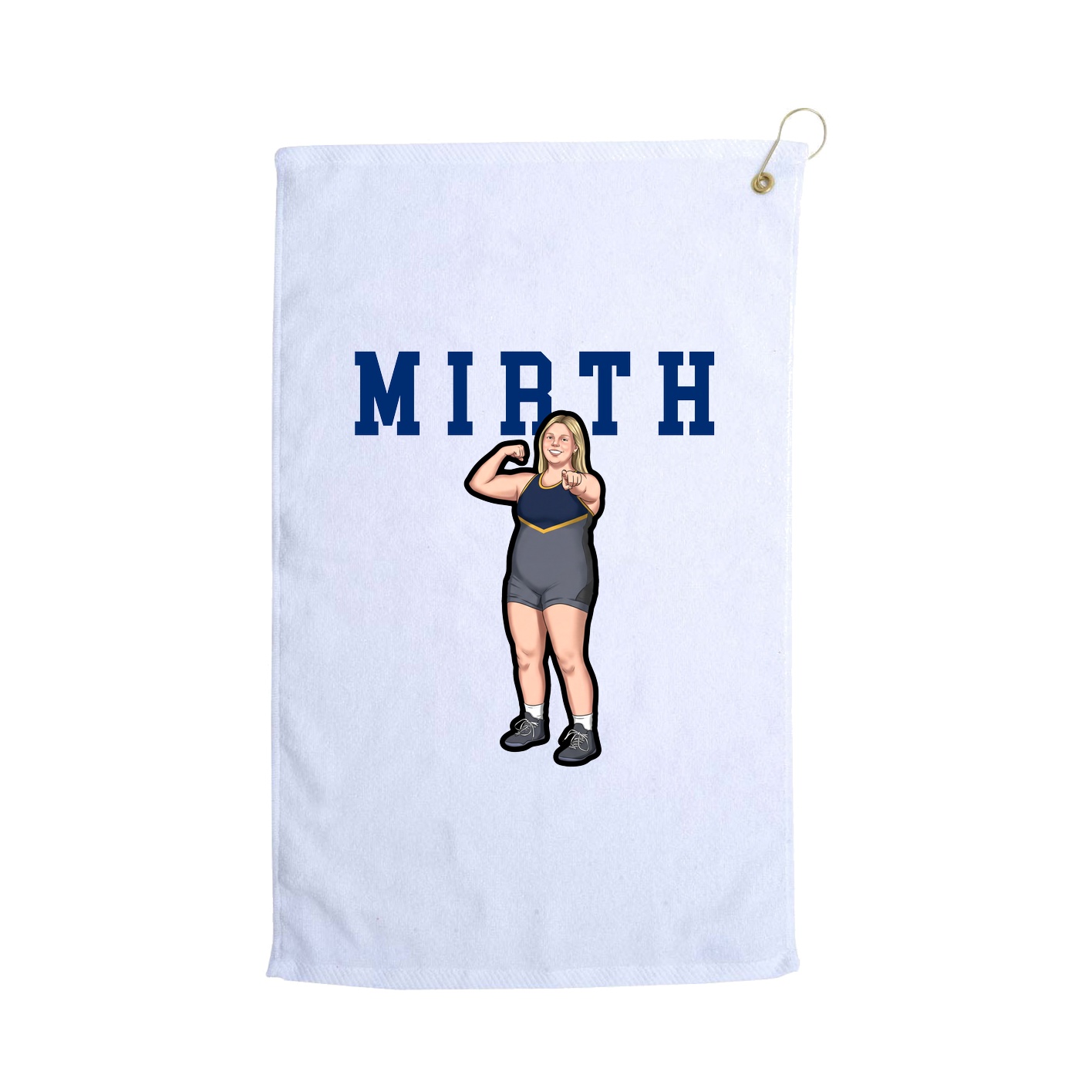 Golf Towel — Shirsey in White