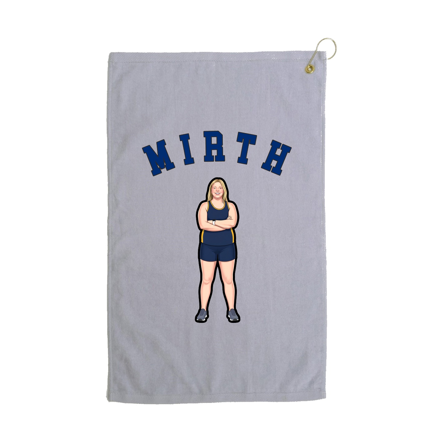 Golf Towel — Shirsey Arch in Grey