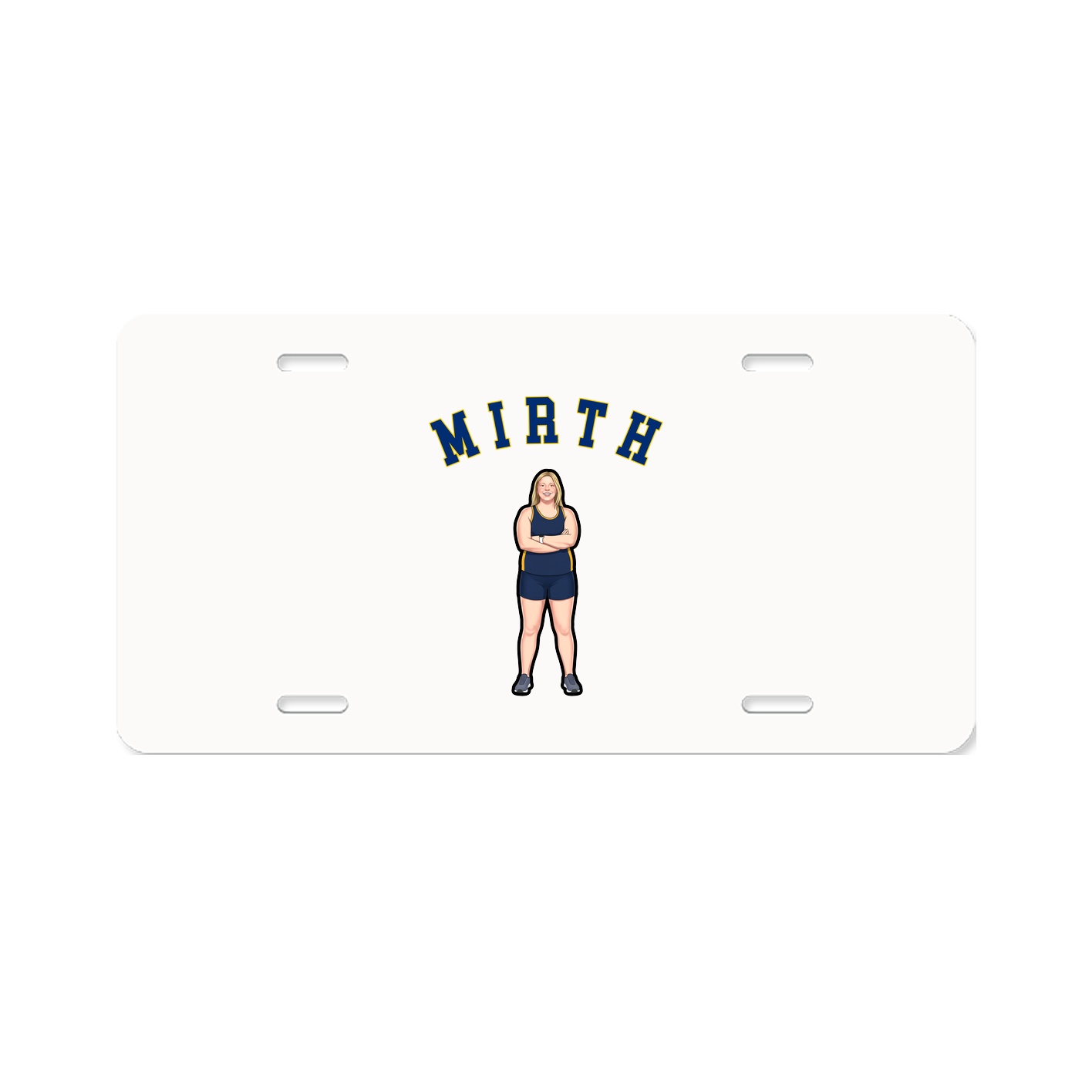License Plate — Shirsey Arch in Classic