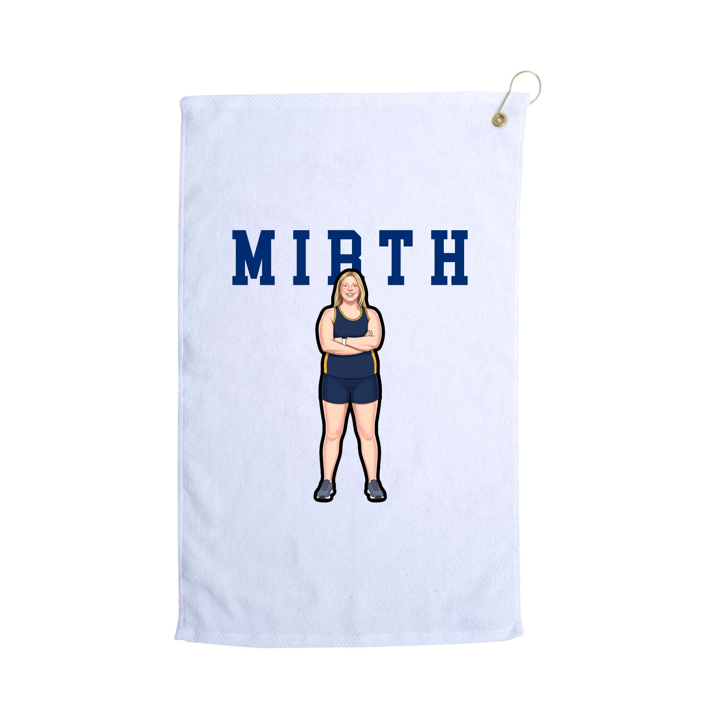 Golf Towel — Shirsey in White