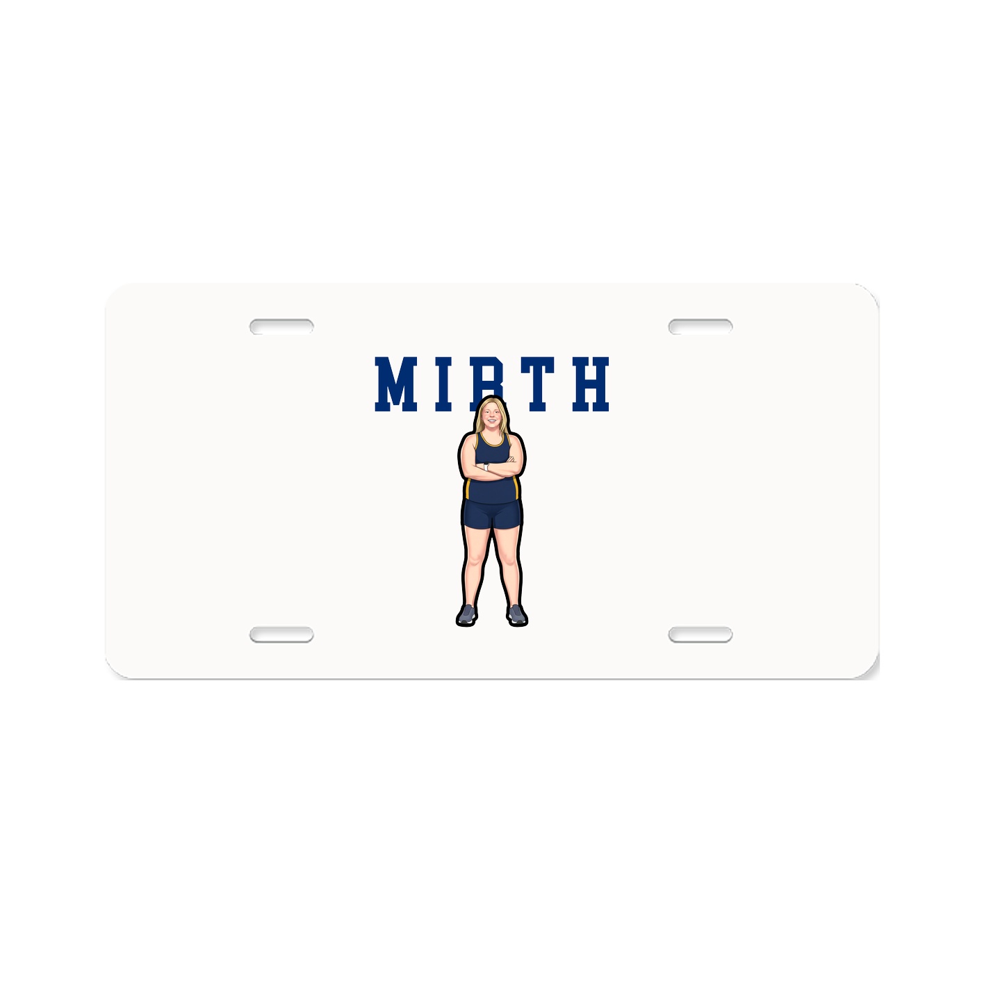 License Plate — Shirsey in Classic