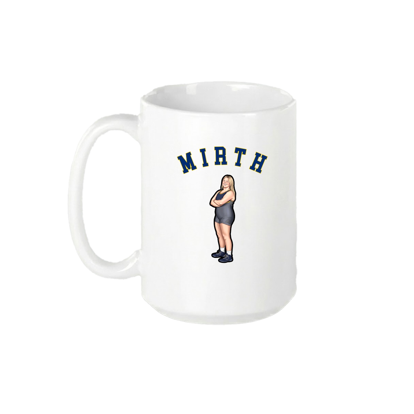 15oz Coffee Mug — Shirsey Arch in White