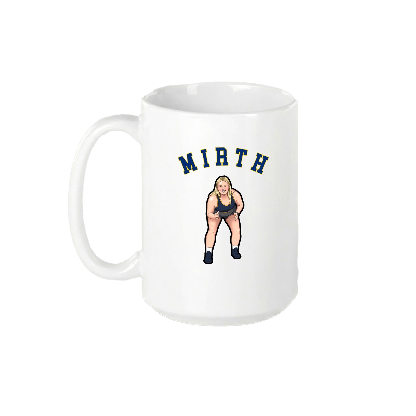15oz Coffee Mug — Shirsey Arch in White
