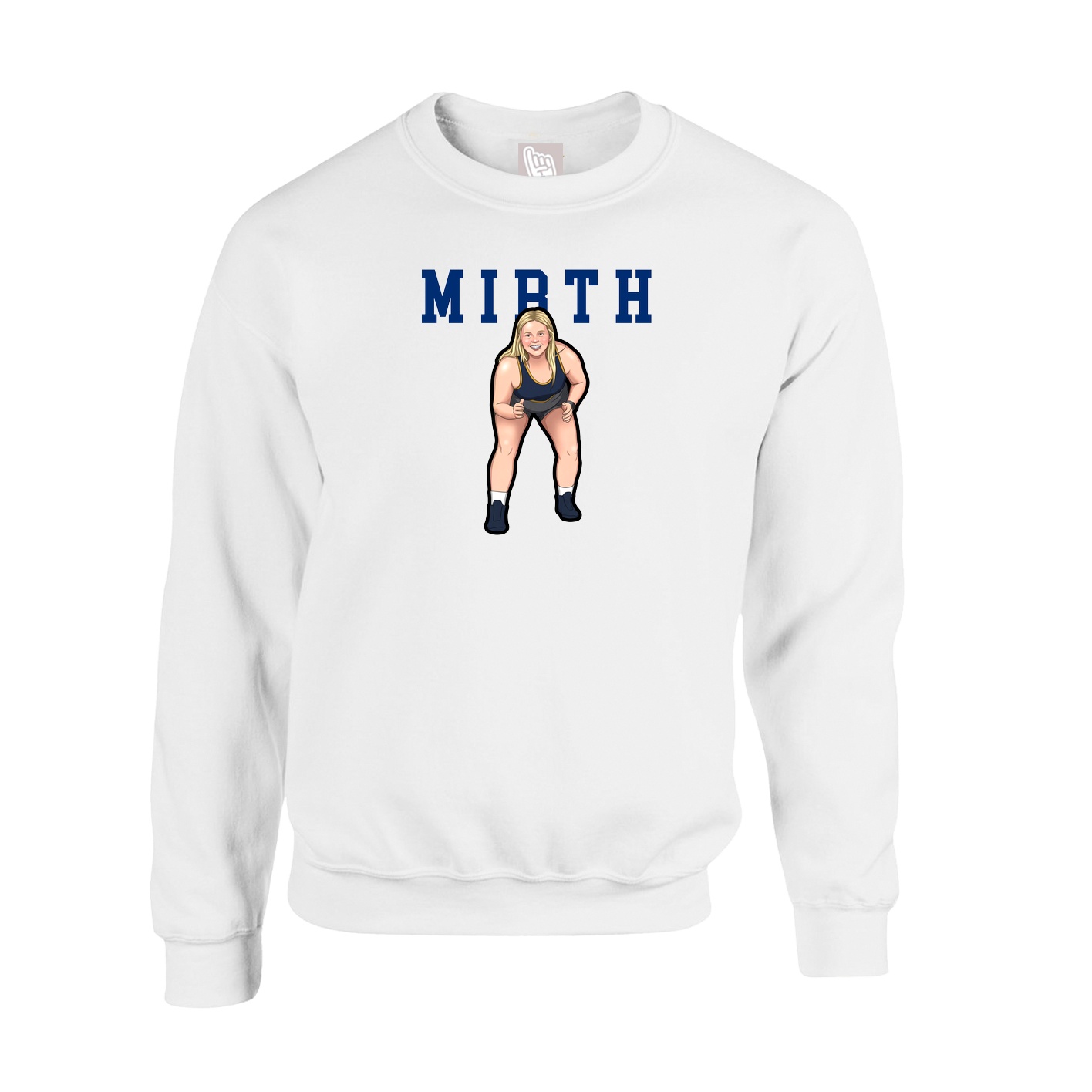 Fleece Crew — Shirsey in White
