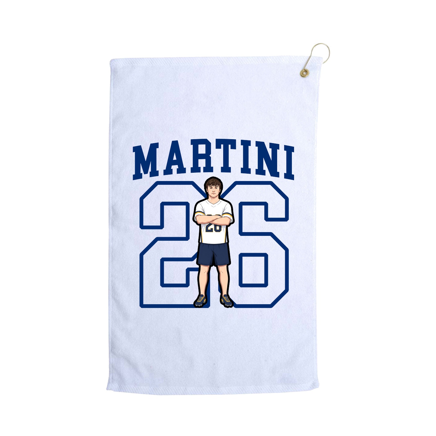 Golf Towel — Shirsey in White