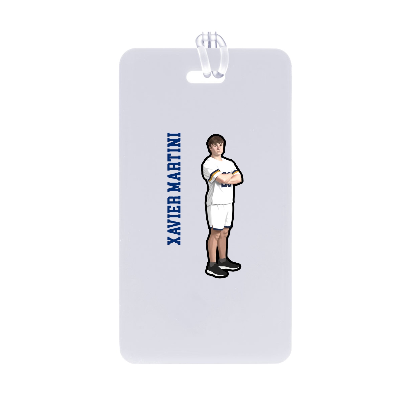 Bag Tag — Name Vertical in Classic