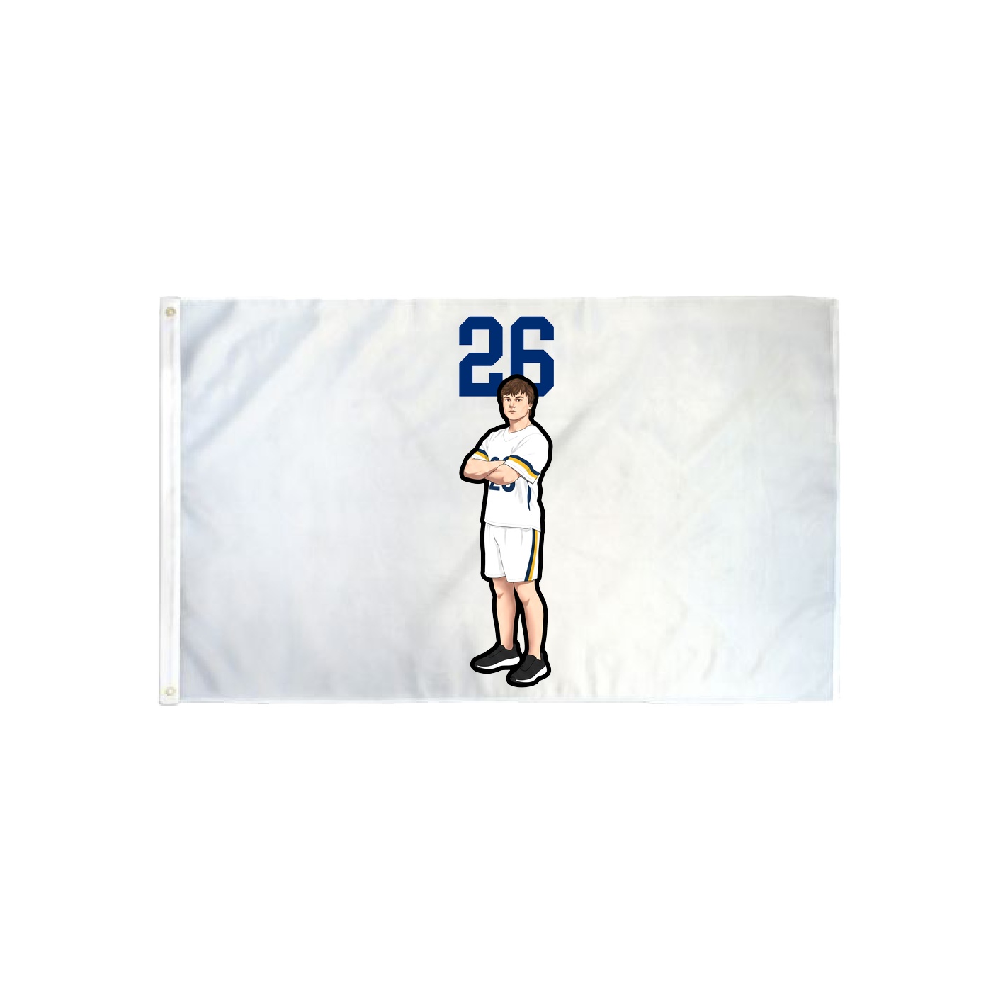 3x5 Flag — Number Top in Classic