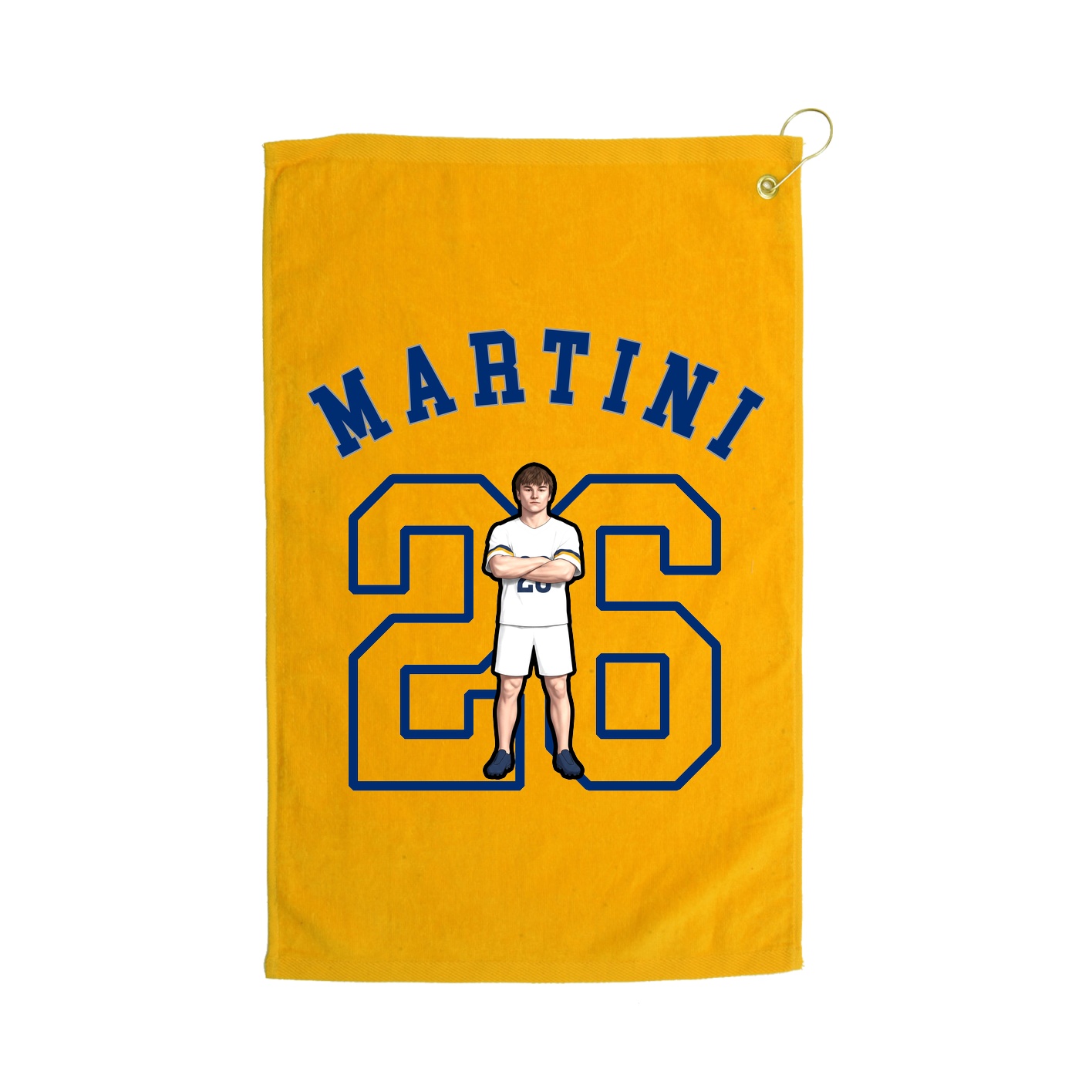 Golf Towel — Shirsey Arch in Gold