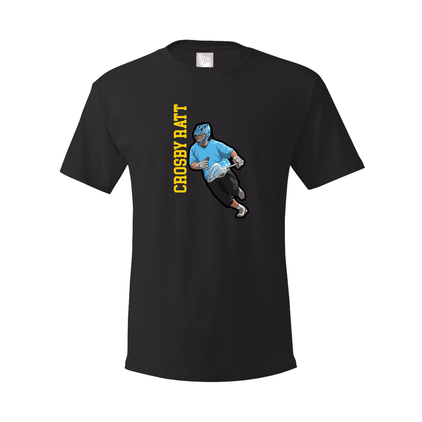 Tee — Name Vertical in Black