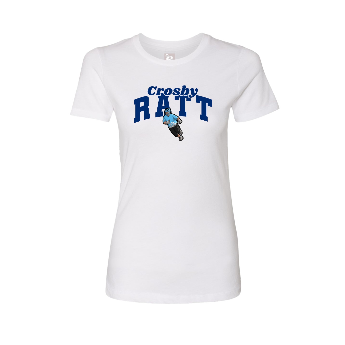 Womens Tee — Signature Arch in White