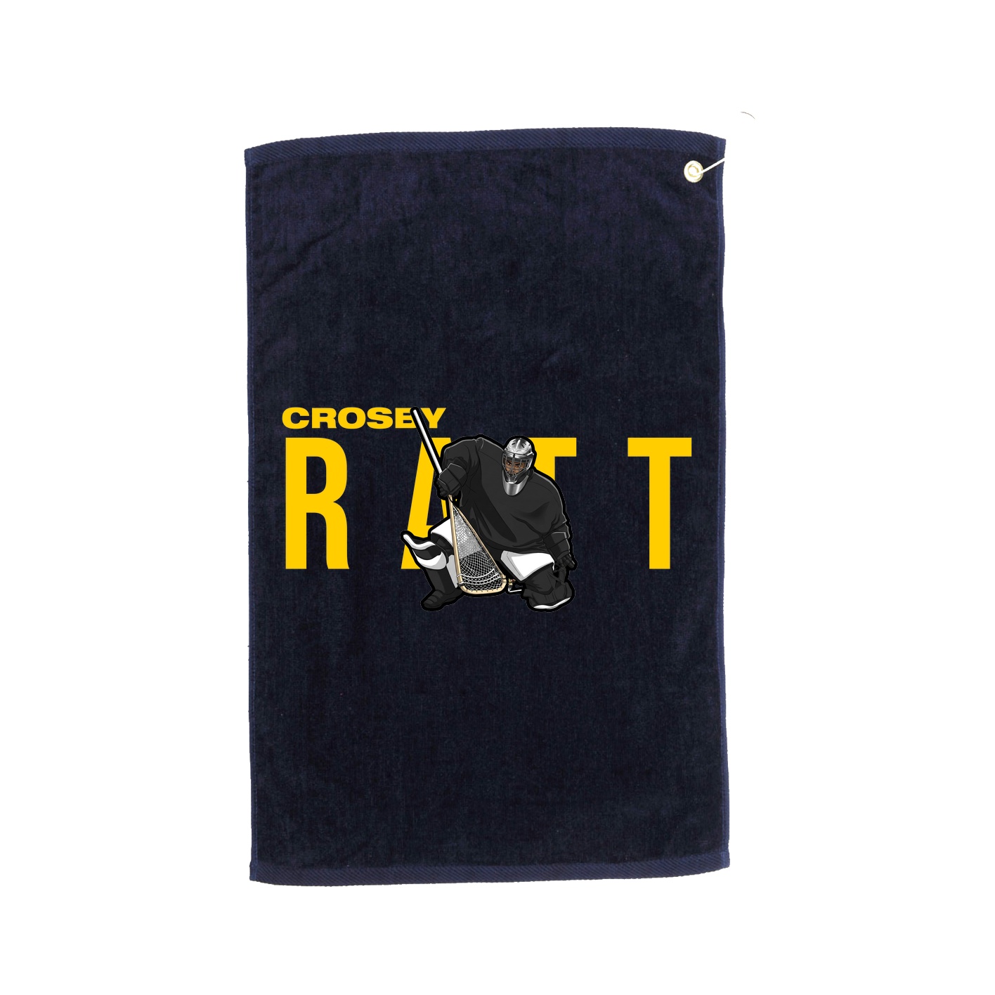 Golf Towel — Player Name in Navy