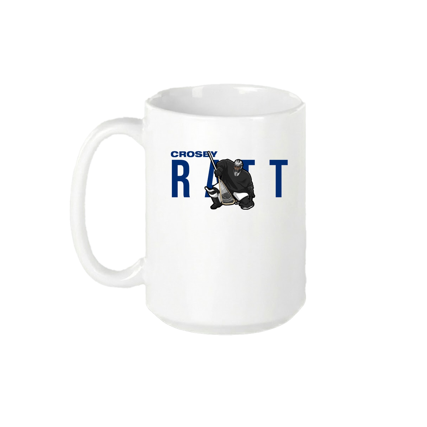 15oz Coffee Mug — Player Name in White