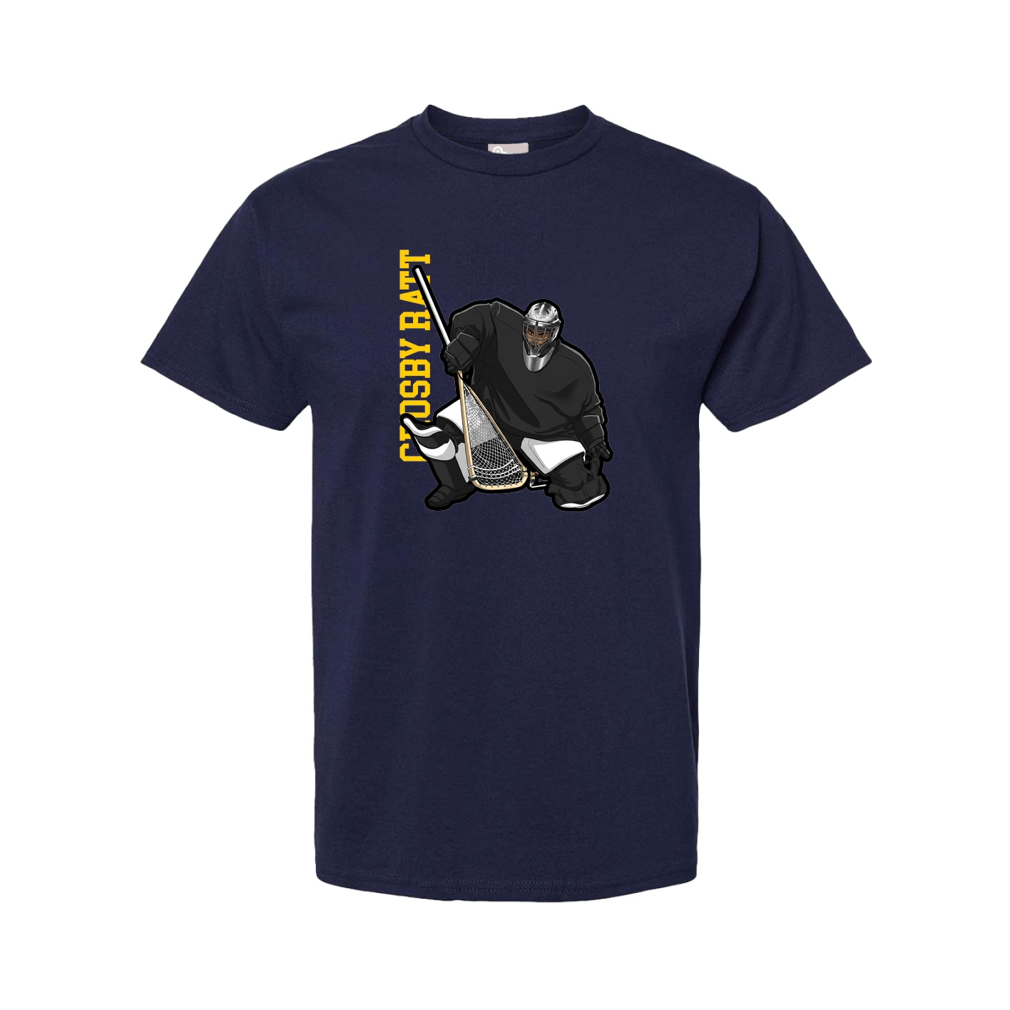 Youth Tee — Name Vertical in Navy
