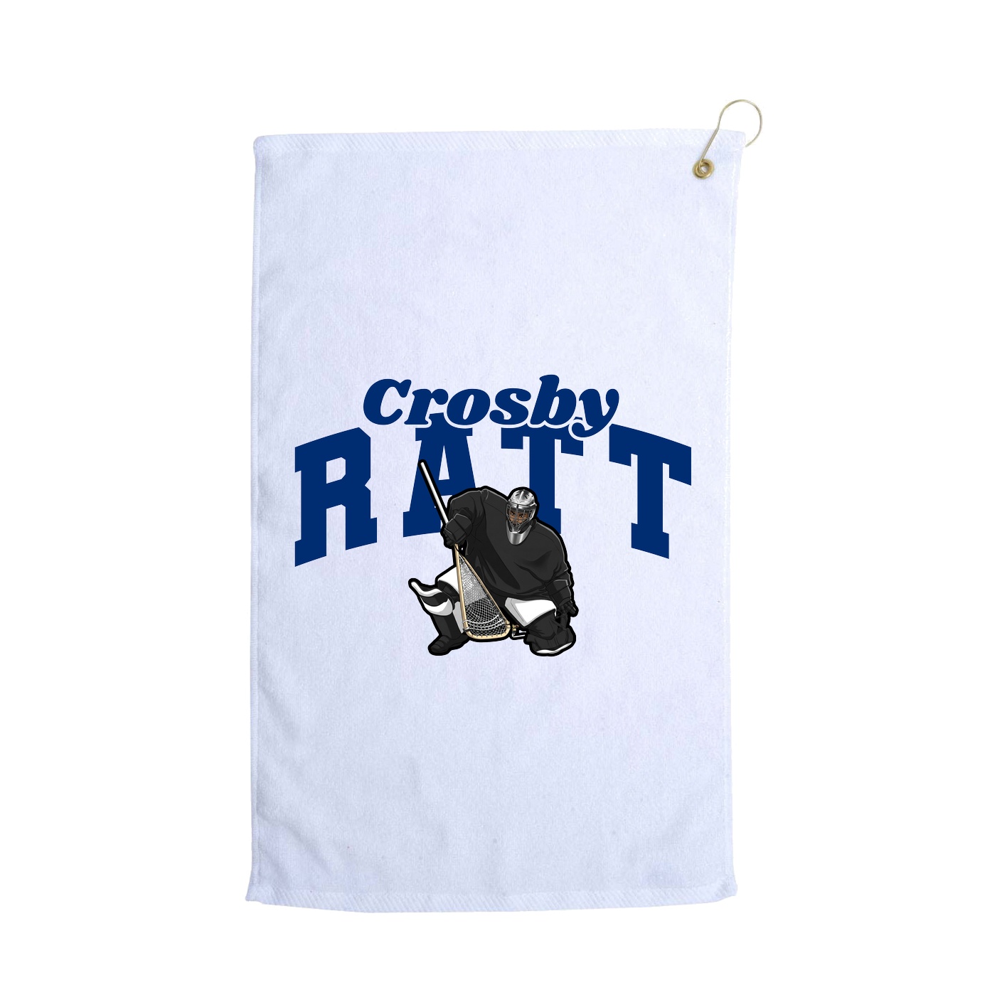 Golf Towel — Signature Arch in White