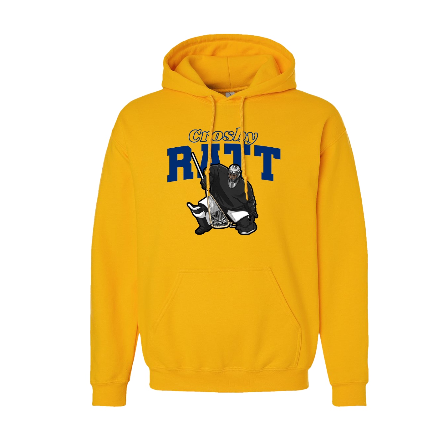 Hoodie — Name Arch in Gold