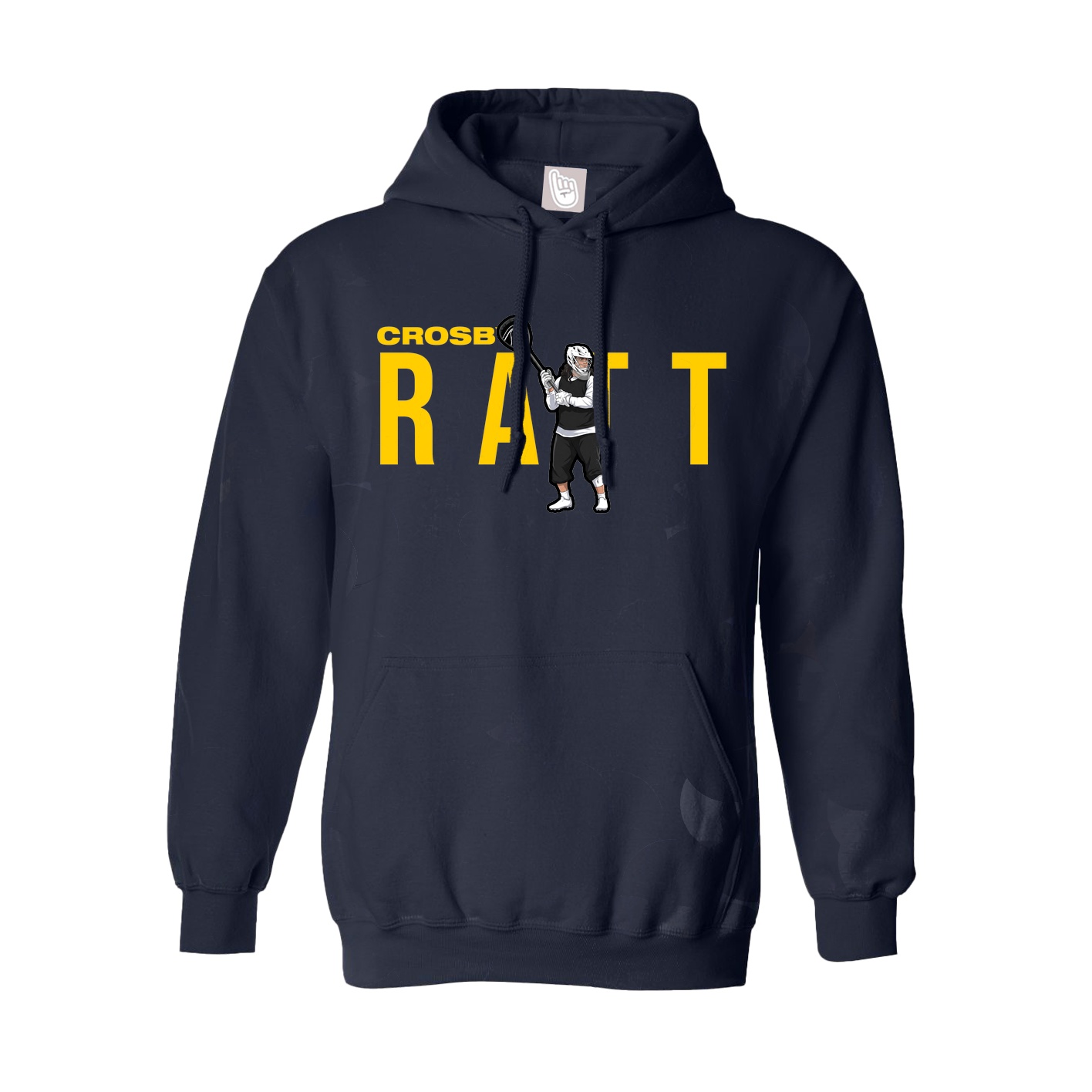 Youth Hoodie — Player Name in Navy