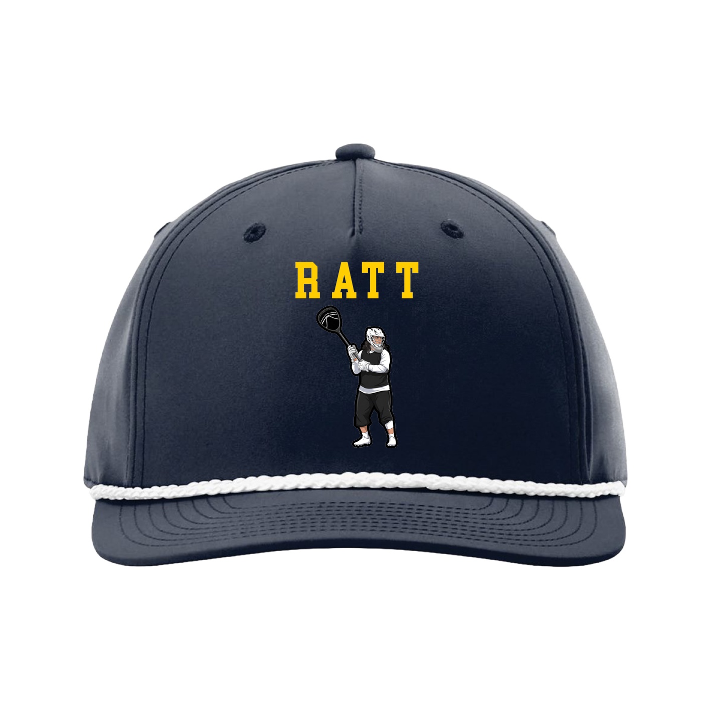 Five-Panel Classic Rope Cap — Shirsey in Navy