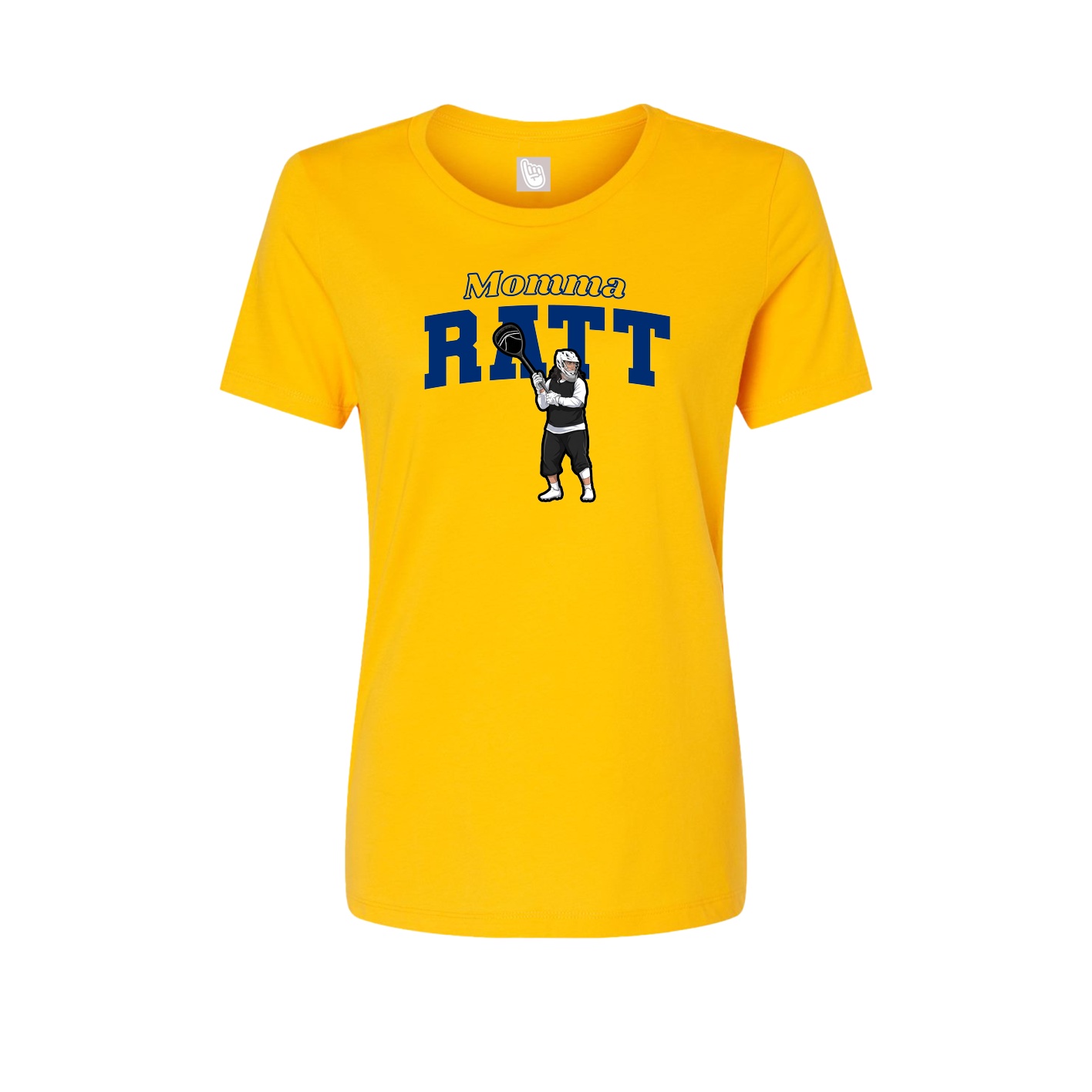 Womens Tee — Mothers Day Block in Gold