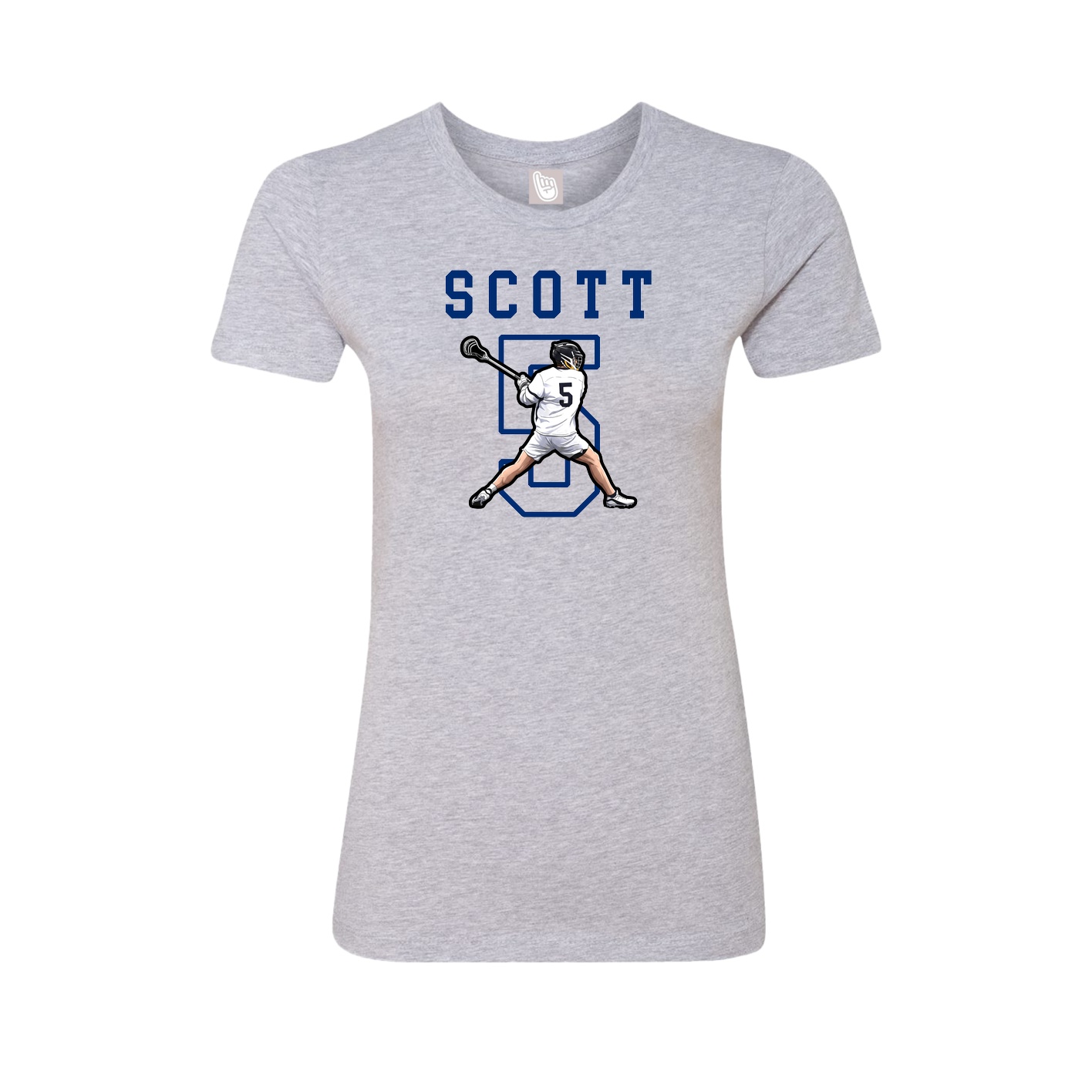Fitted Women's Tee — Shirsey in Grey