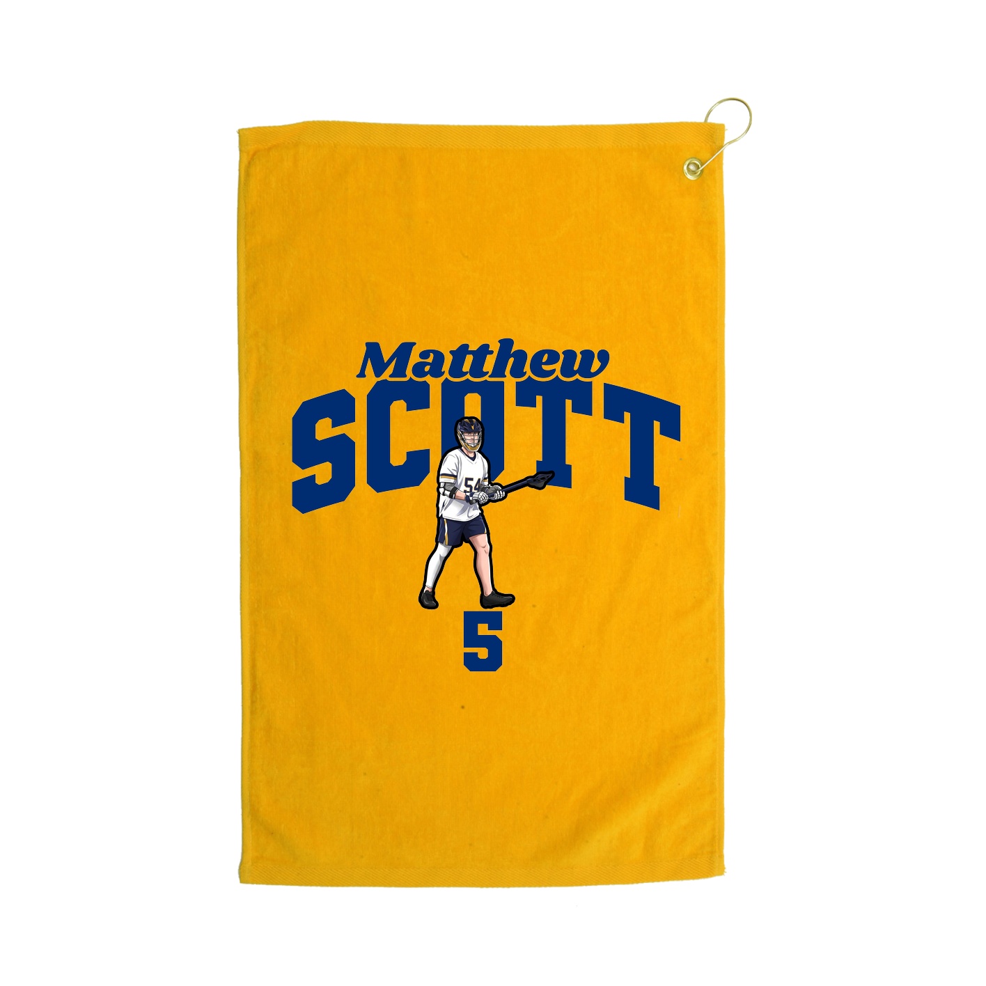 Golf Towel — Signature Arch in Gold