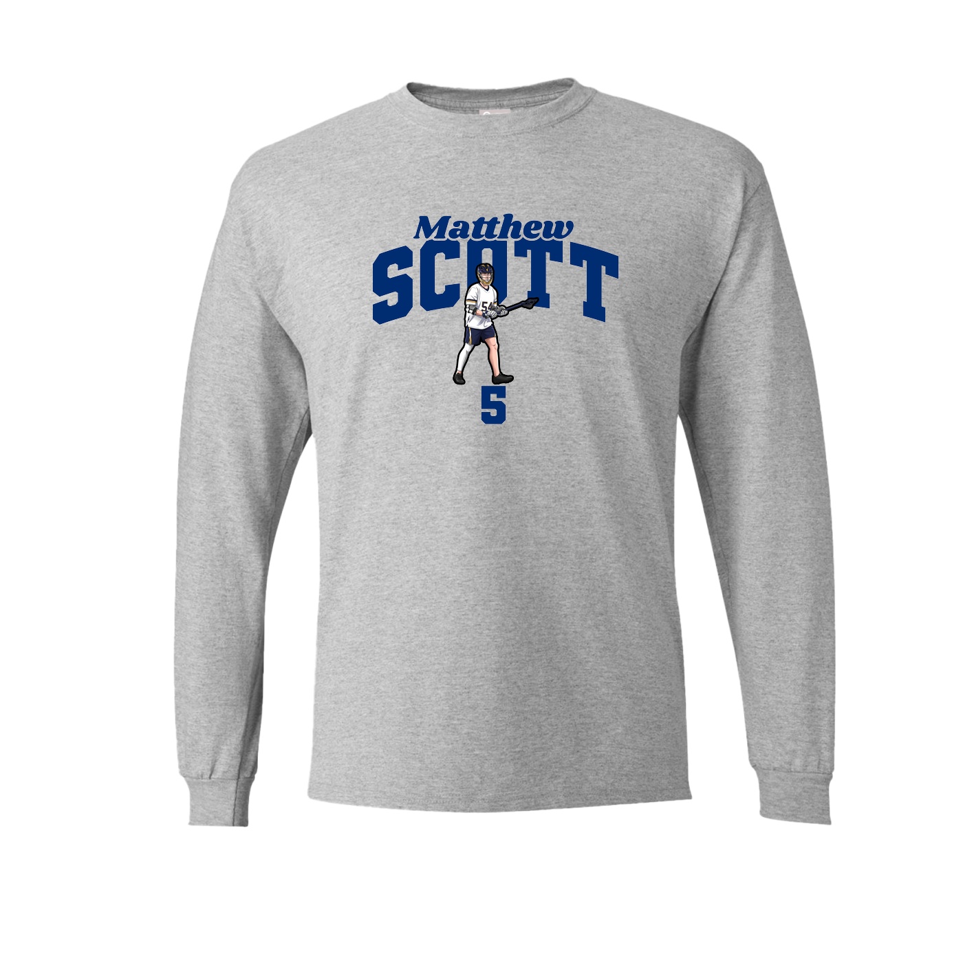 Long Sleeve Tee — Signature Arch in Grey