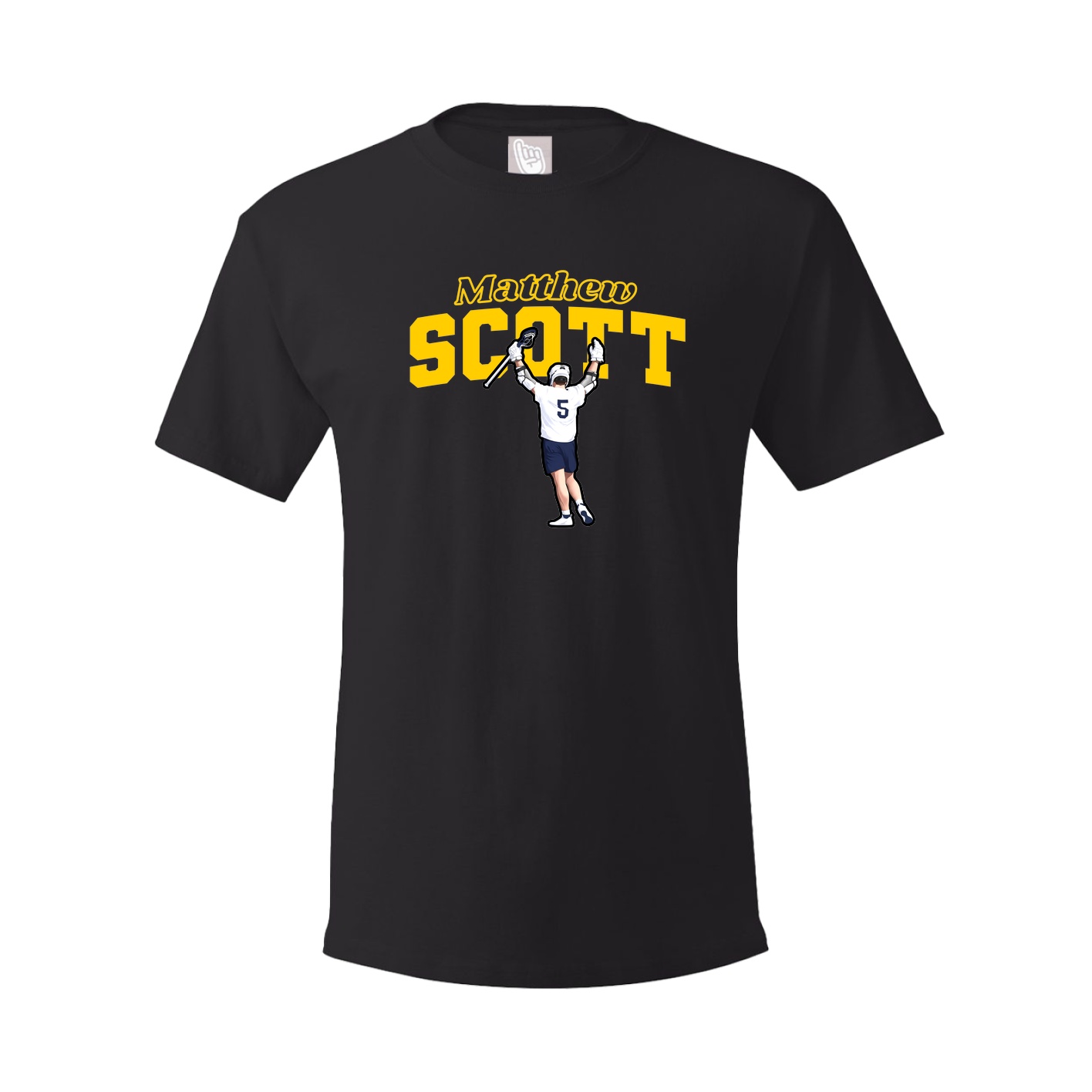 Youth Tee — Name Arch in Black